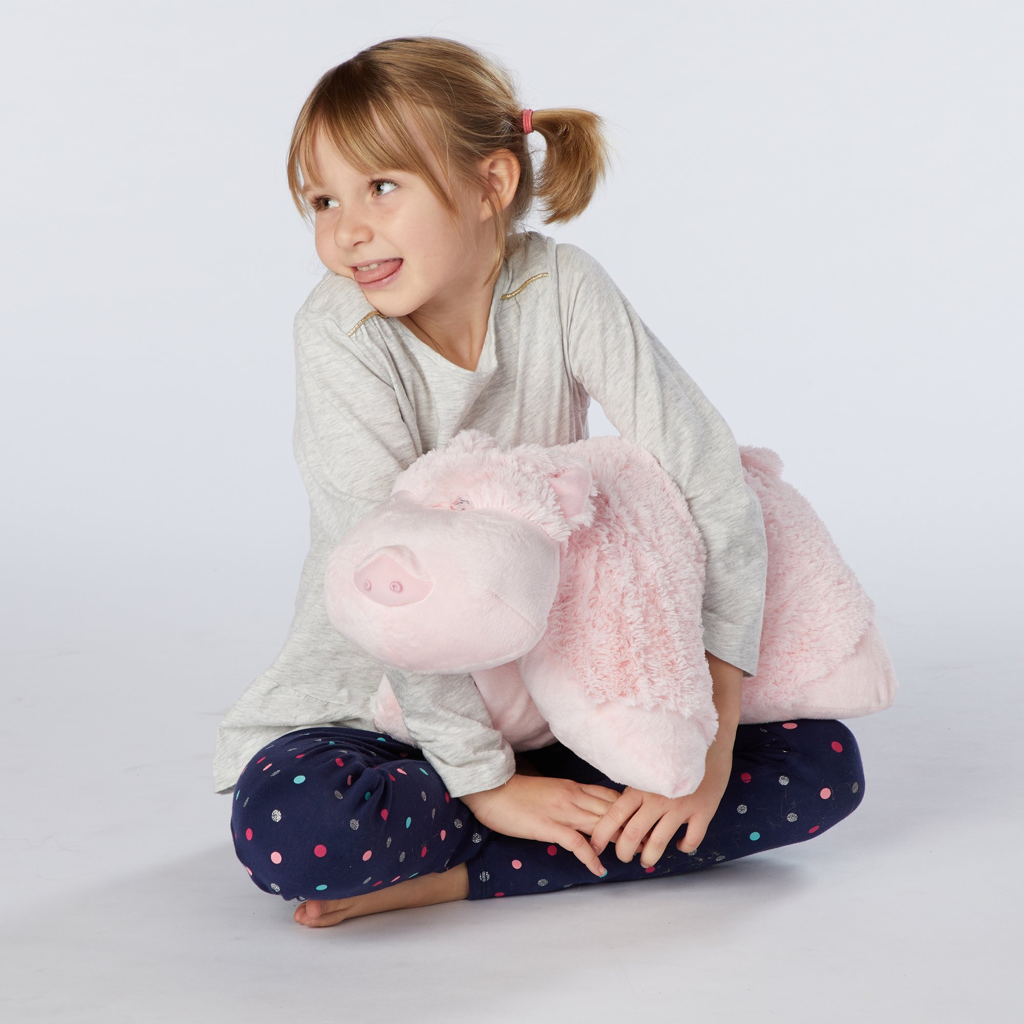 Foto 5 pulgar | Almohada De Peluche Pets Originals Wiggly Pig De 18 Pulgadas - Venta Internacional.
