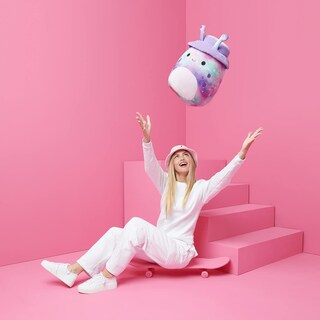 Foto 2 | Peluche Squishmallows Daxxon Purple Alien 30 Cm Oficial - Venta Internacional