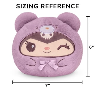 Foto 4 | Oso De Peluche Pushie Teeturtle Kuromi Reversible De 6 Pulgadas - Venta Internacional.