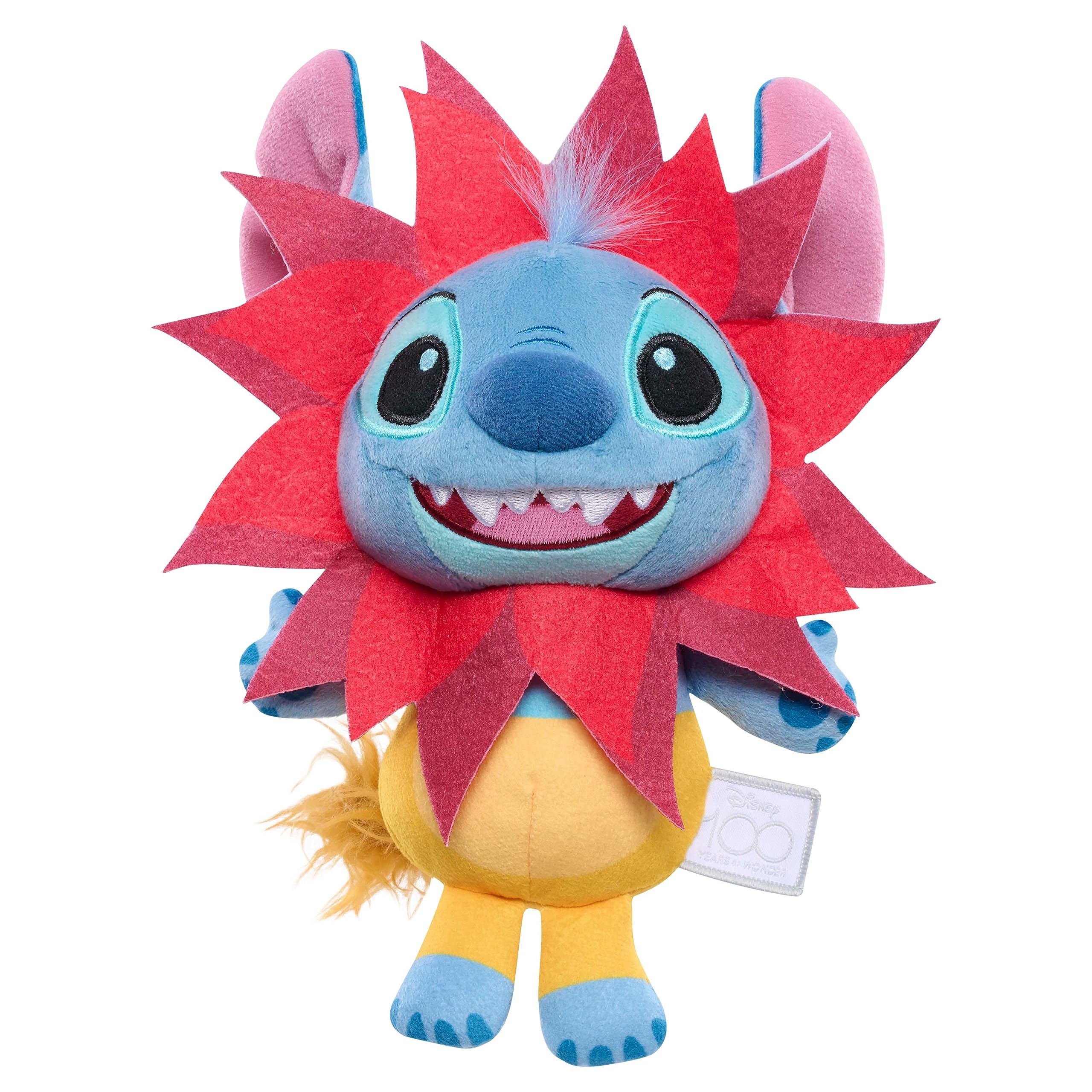 Foto 2 pulgar | Peluche De Peluche Just Play Disney Stitch Como Simba, 18 Cm - Venta Internacional.