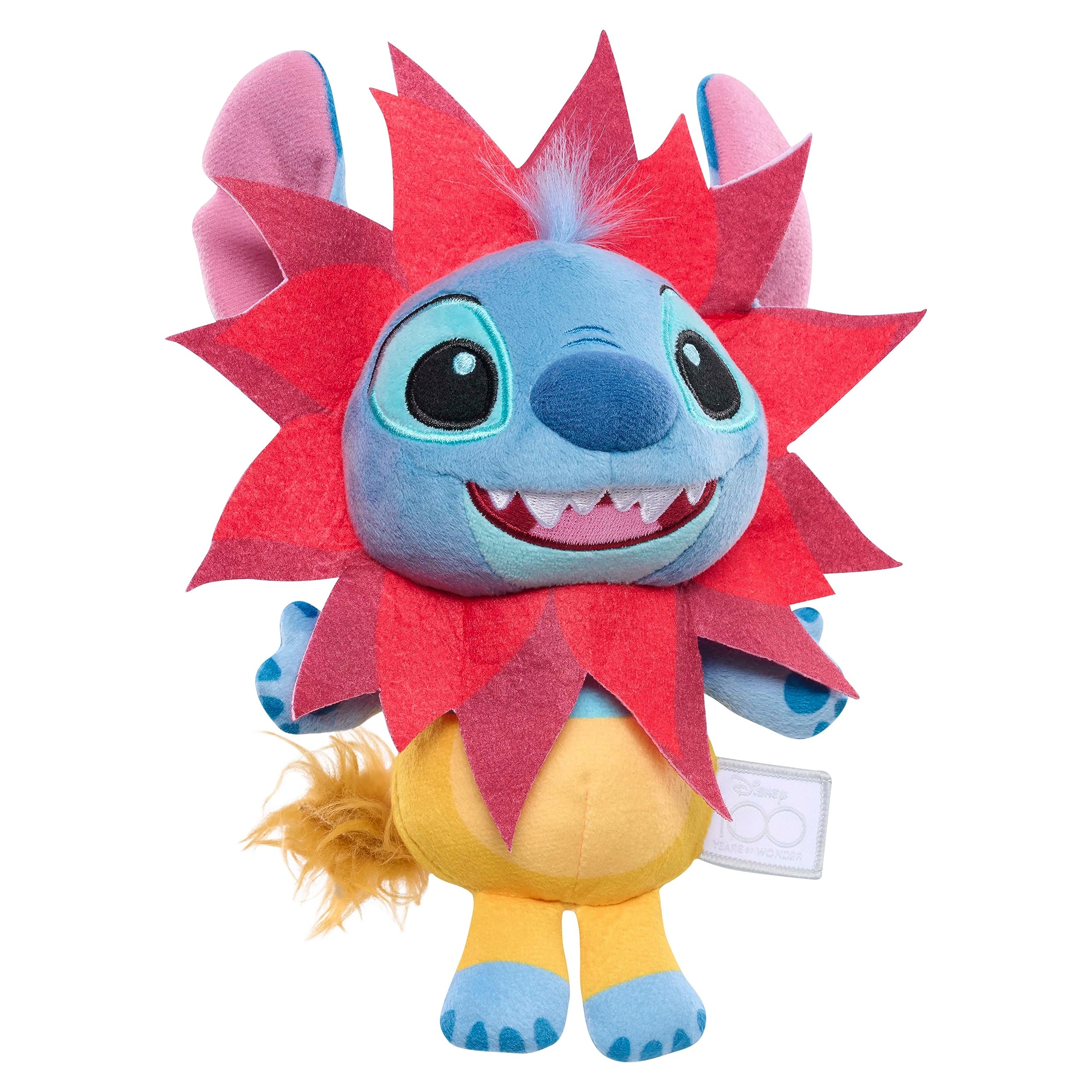 Foto 3 pulgar | Peluche De Peluche Just Play Disney Stitch Como Simba, 18 Cm - Venta Internacional.