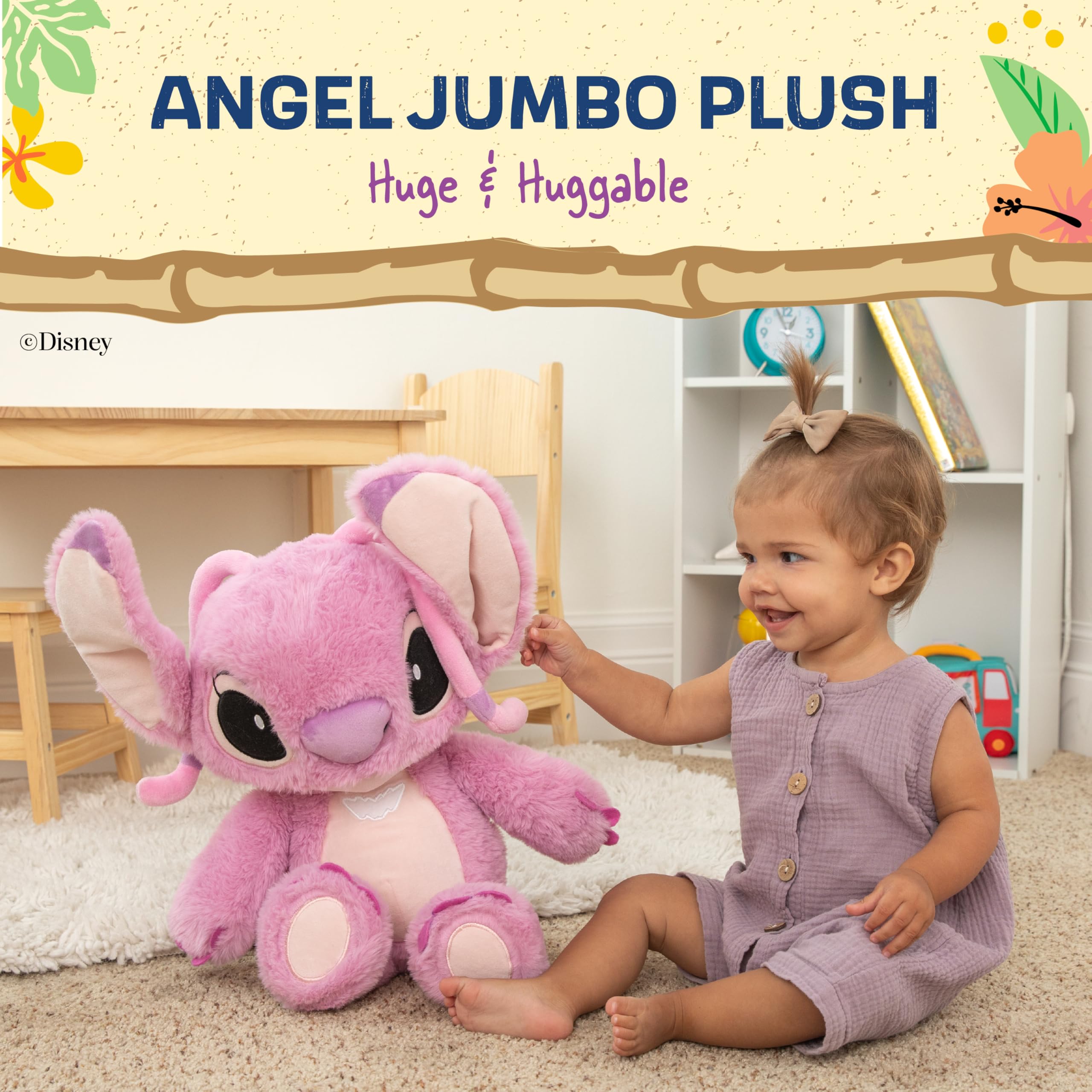 Foto 3 pulgar | Peluche De Peluche Kids Preferred Disney Baby Angel - Venta Internacional.