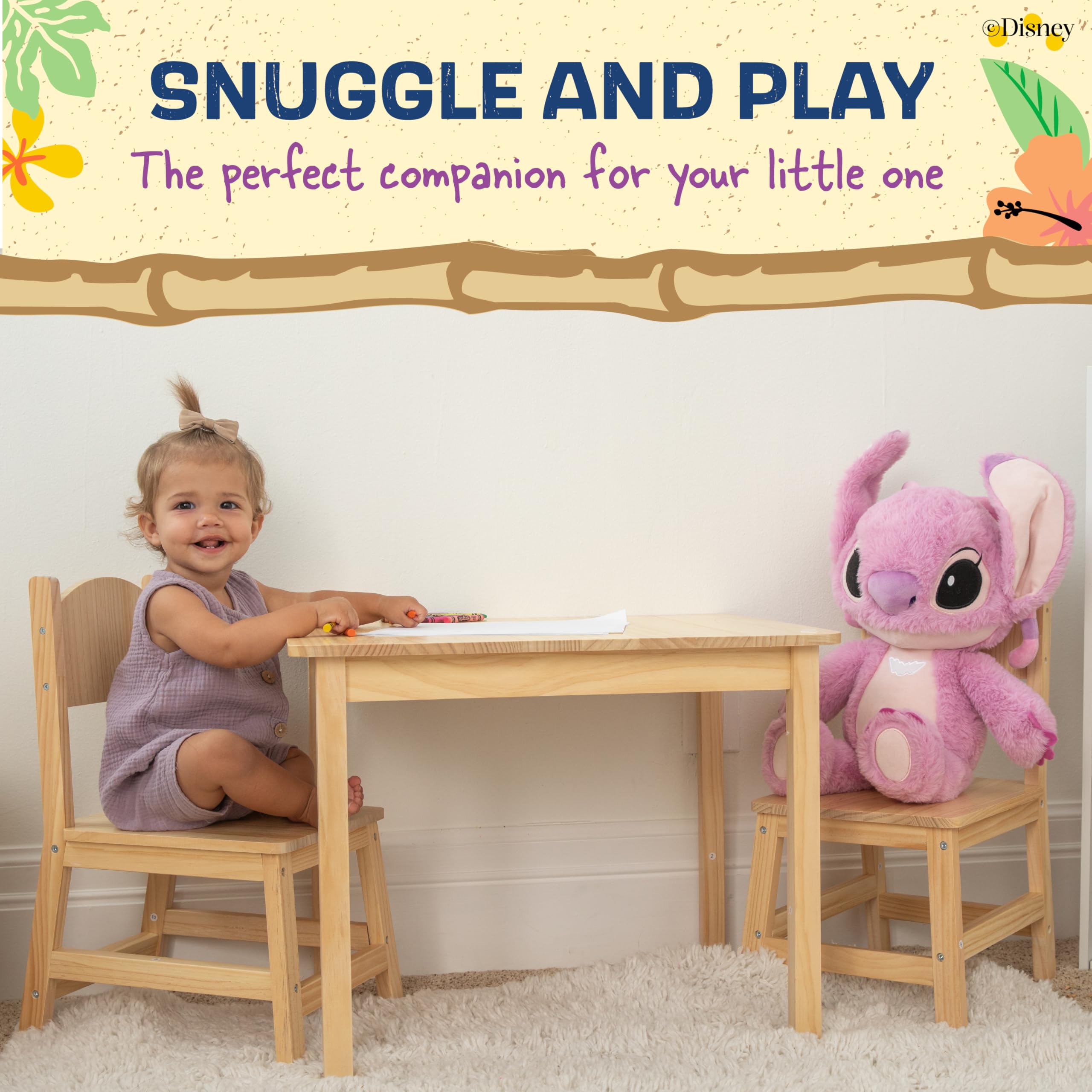 Foto 5 pulgar | Peluche De Peluche Kids Preferred Disney Baby Angel - Venta Internacional.