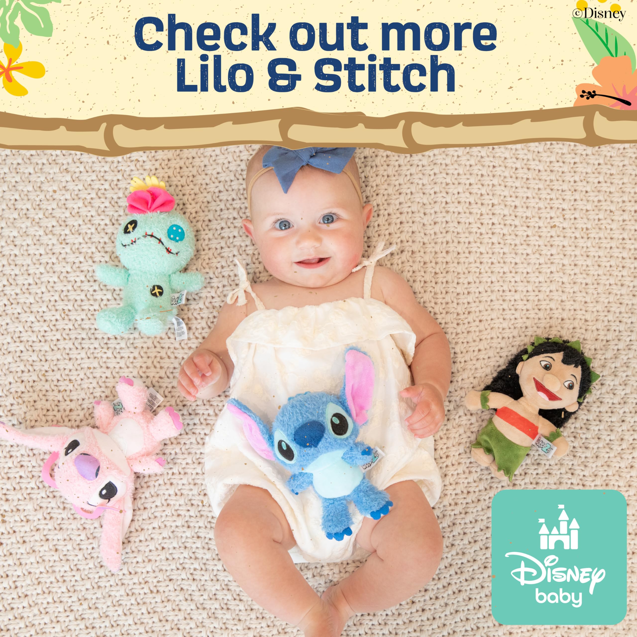Foto 7 pulgar | Peluche De Peluche Kids Preferred Disney Baby Angel - Venta Internacional.