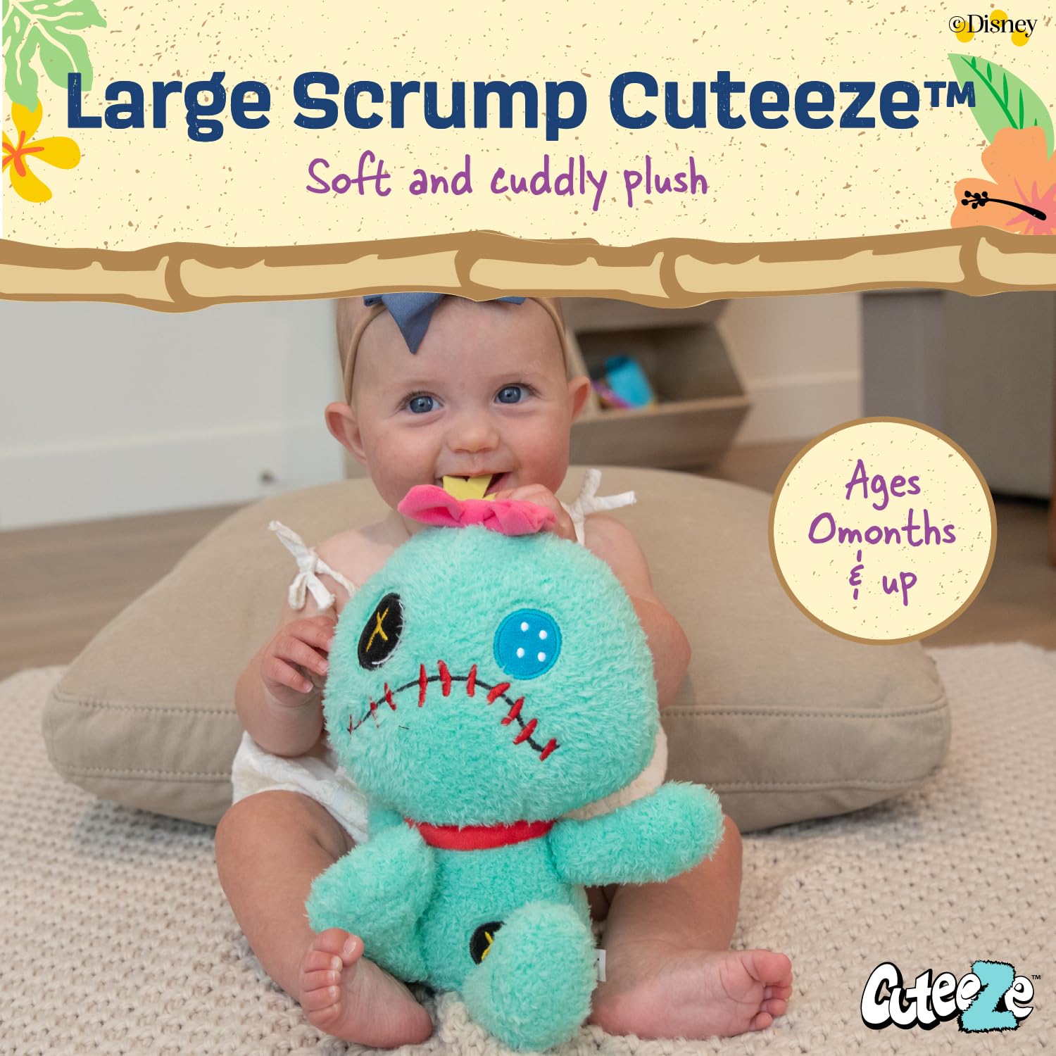 Foto 2 | Peluche De Peluche Kids Preferred Disney Baby Lilo & Stitch - Venta Internacional.