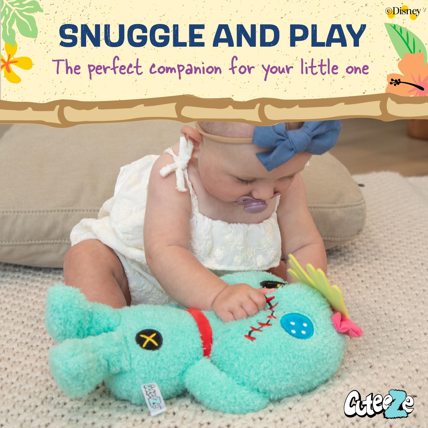 Foto 5 pulgar | Peluche De Peluche Kids Preferred Disney Baby Lilo & Stitch - Venta Internacional.