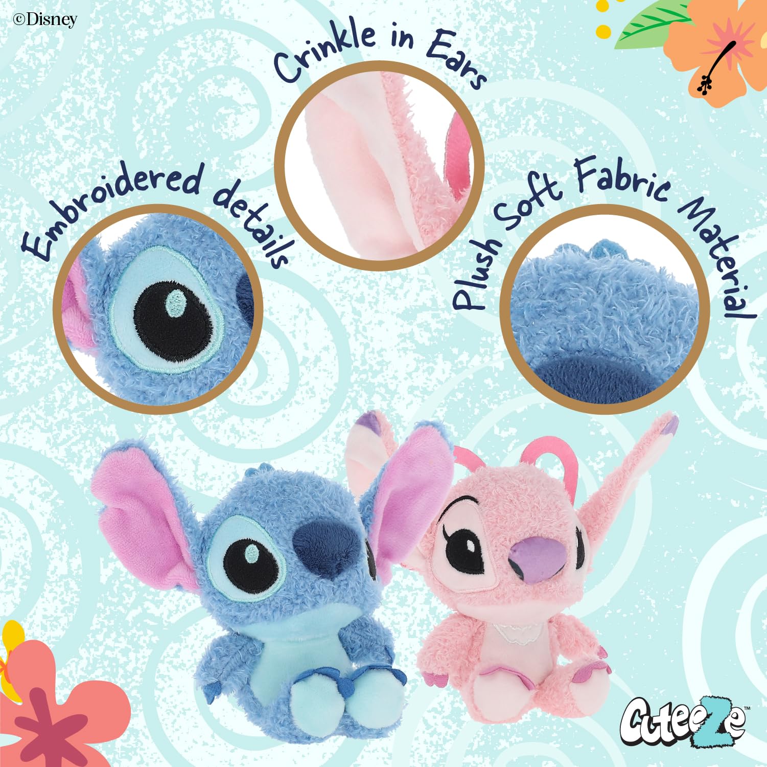 Foto 4 pulgar | Peluches De Peluche Preferidos Por Los Niños Disney Baby Lilo & Stit - Venta Internacional.