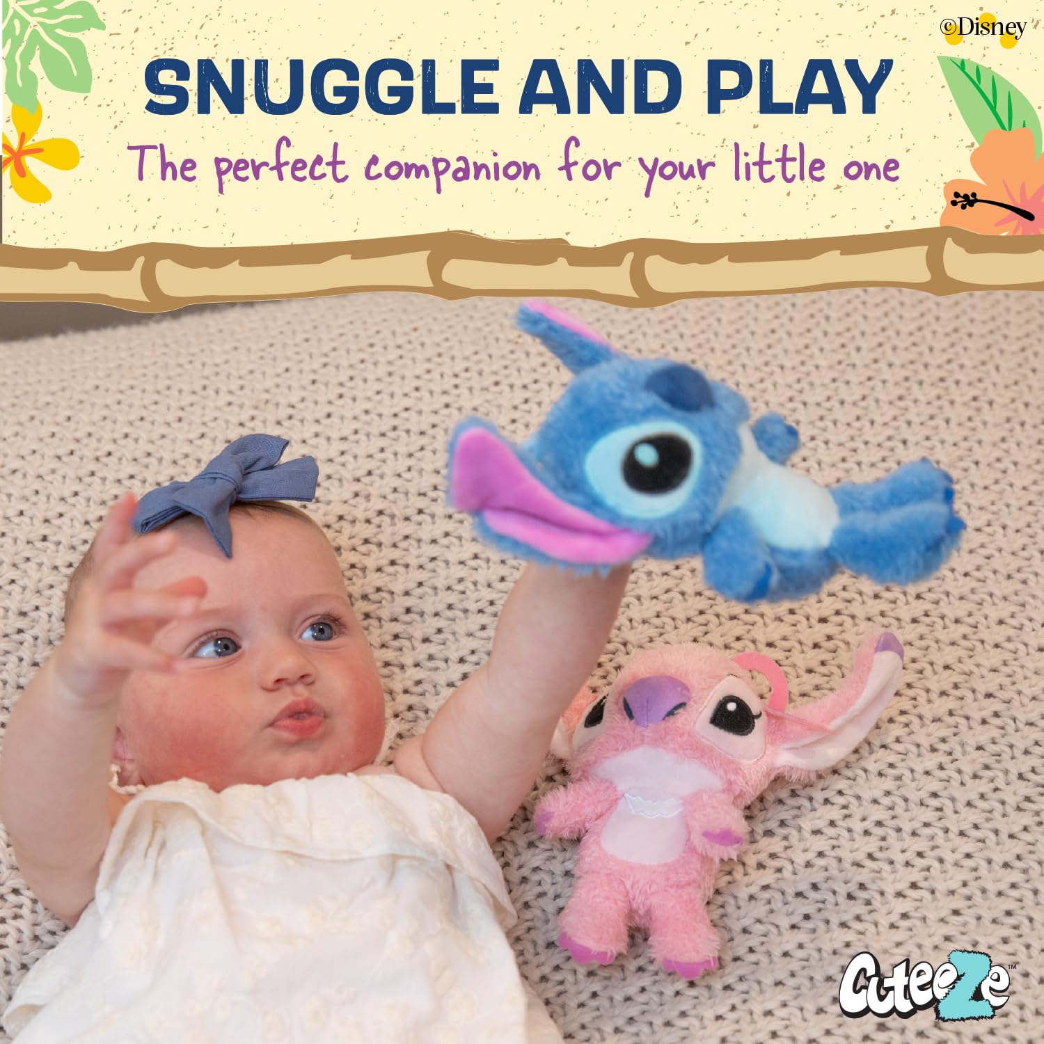 Foto 5 pulgar | Peluches De Peluche Preferidos Por Los Niños Disney Baby Lilo & Stit - Venta Internacional.