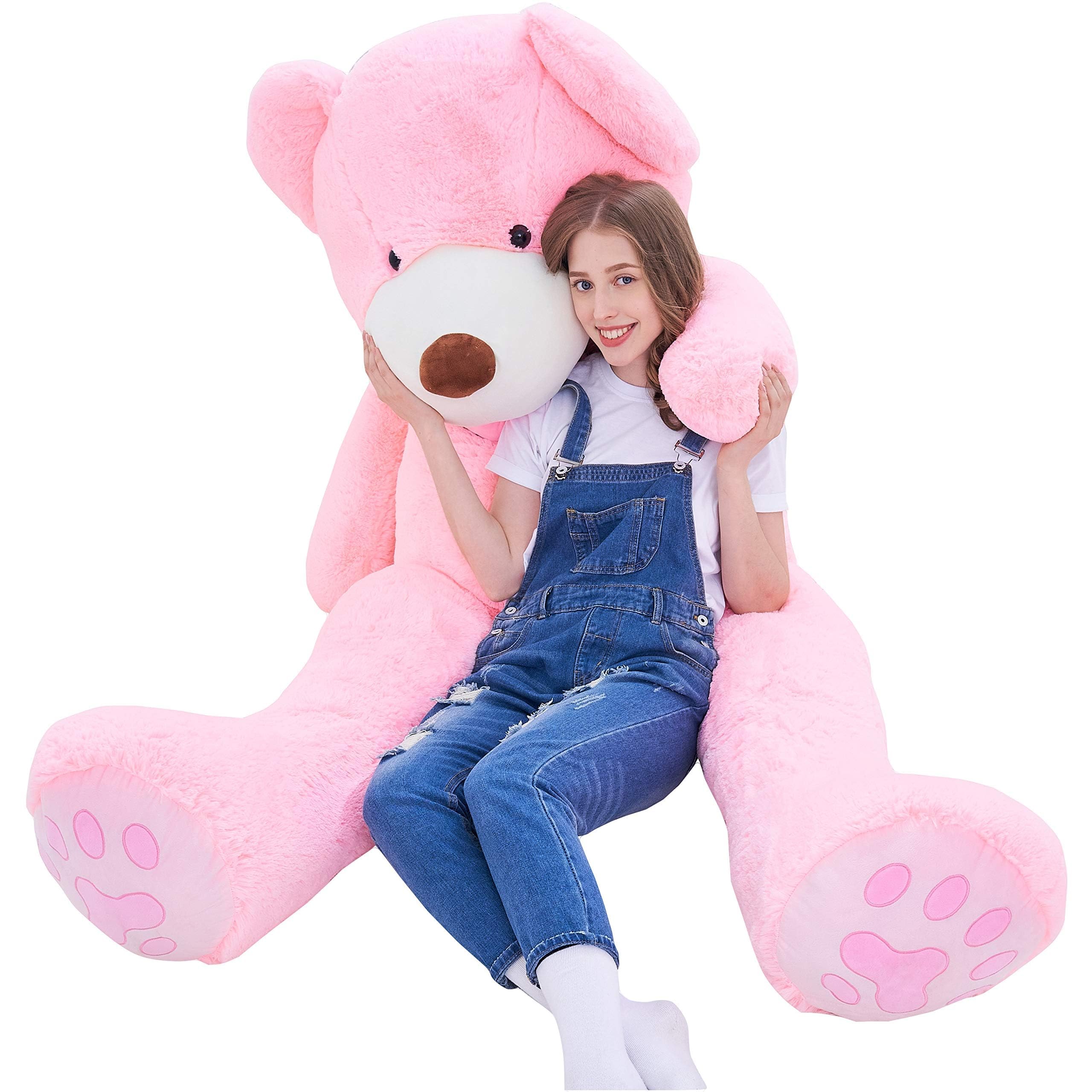 Foto 2 pulgar | Peluche Gigante Ikasa Con Forma De Oso De Peluche, 198 Cm, Color Rosa - Venta Internacional.