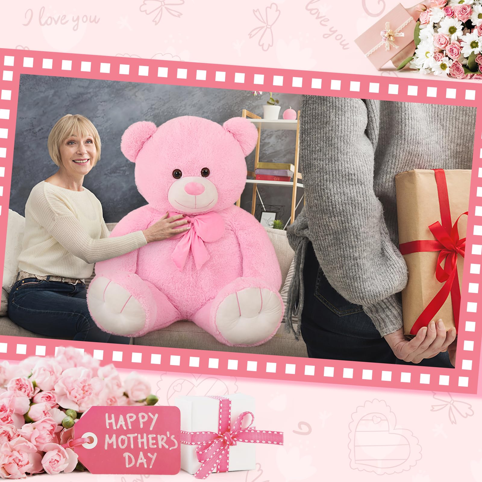 Foto 5 pulgar | Oso De Peluche Gigante Morismos De Peluche, 150 Cm, Para Niños - Venta Internacional.