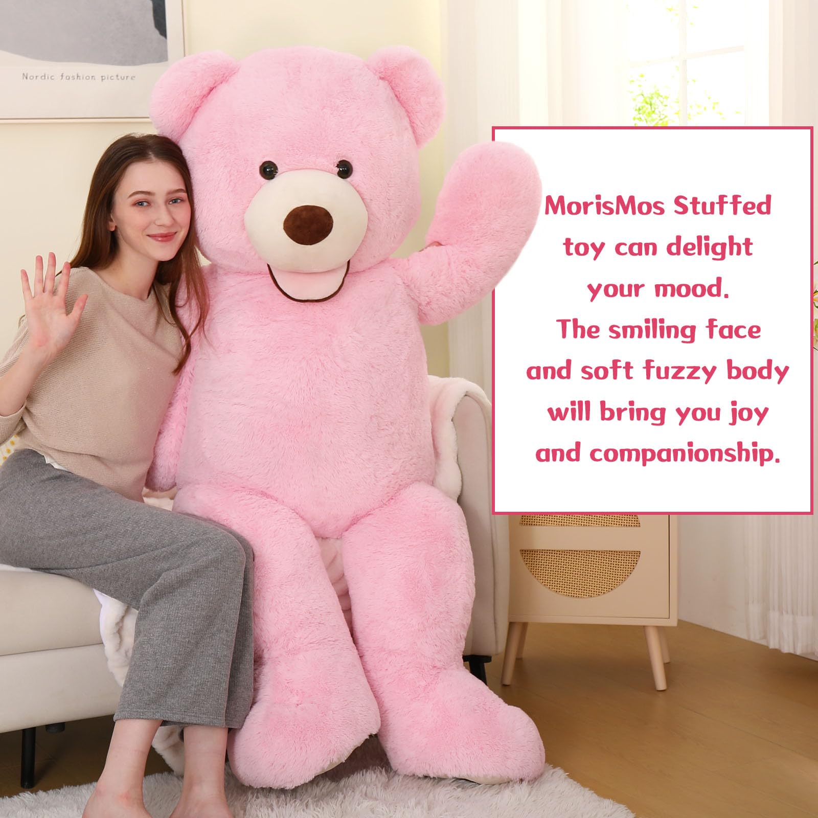 Foto 3 pulgar | Peluche Gigante Morismos de 150 cm para Niños y Adultos - Venta Internacional