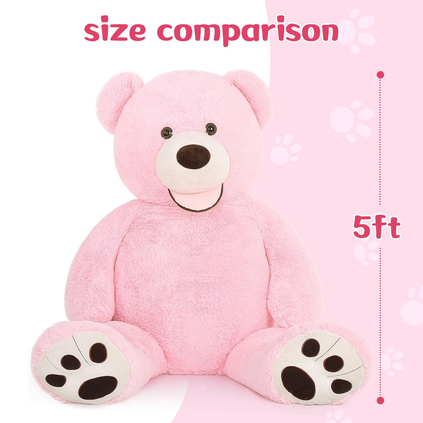 Foto 7 pulgar | Peluche Gigante Morismos de 150 cm para Niños y Adultos - Venta Internacional