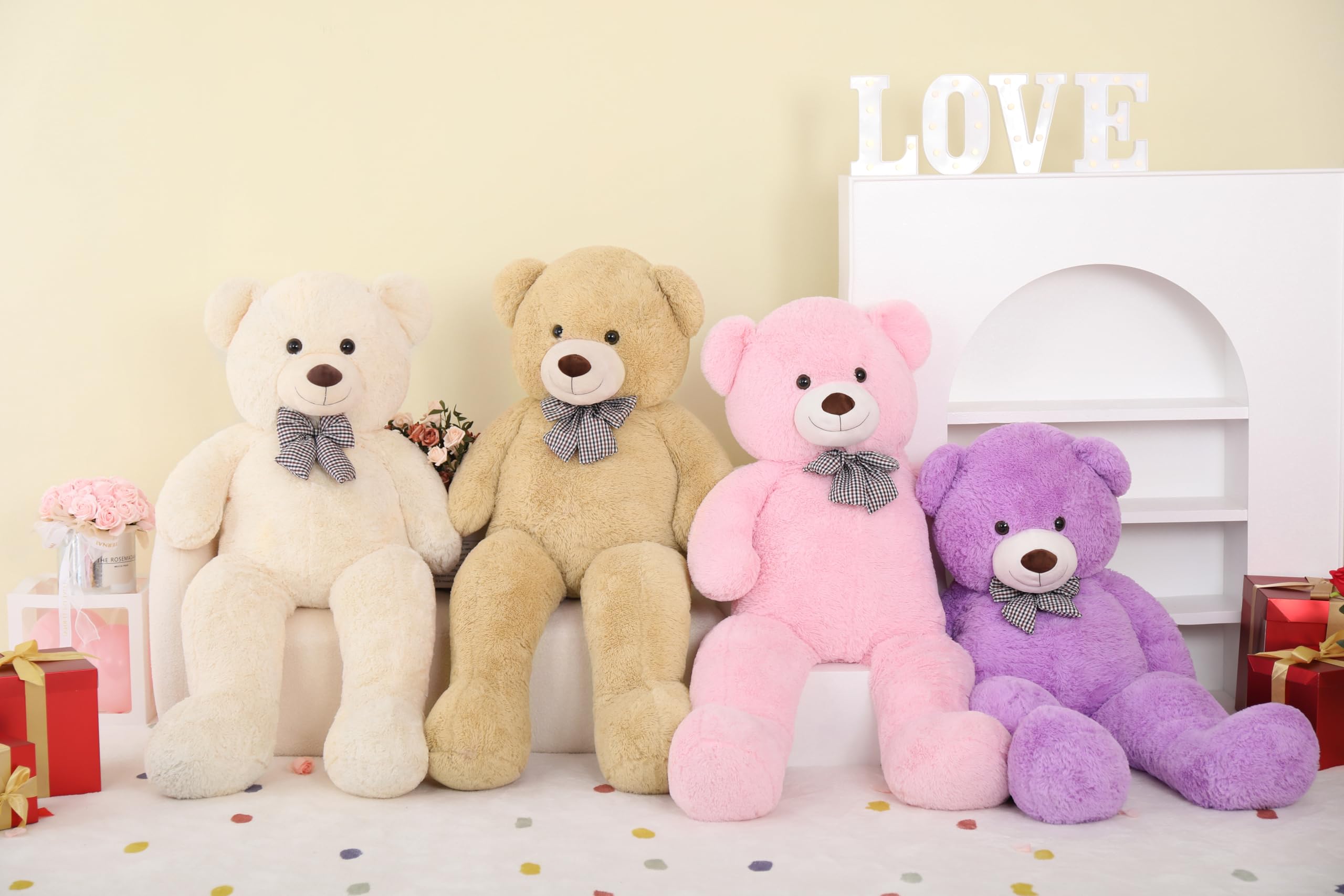 Foto 4 pulgar | Peluche Gigante MorisMos de 130 cm con Forma de Oso para Niños - Venta Internacional