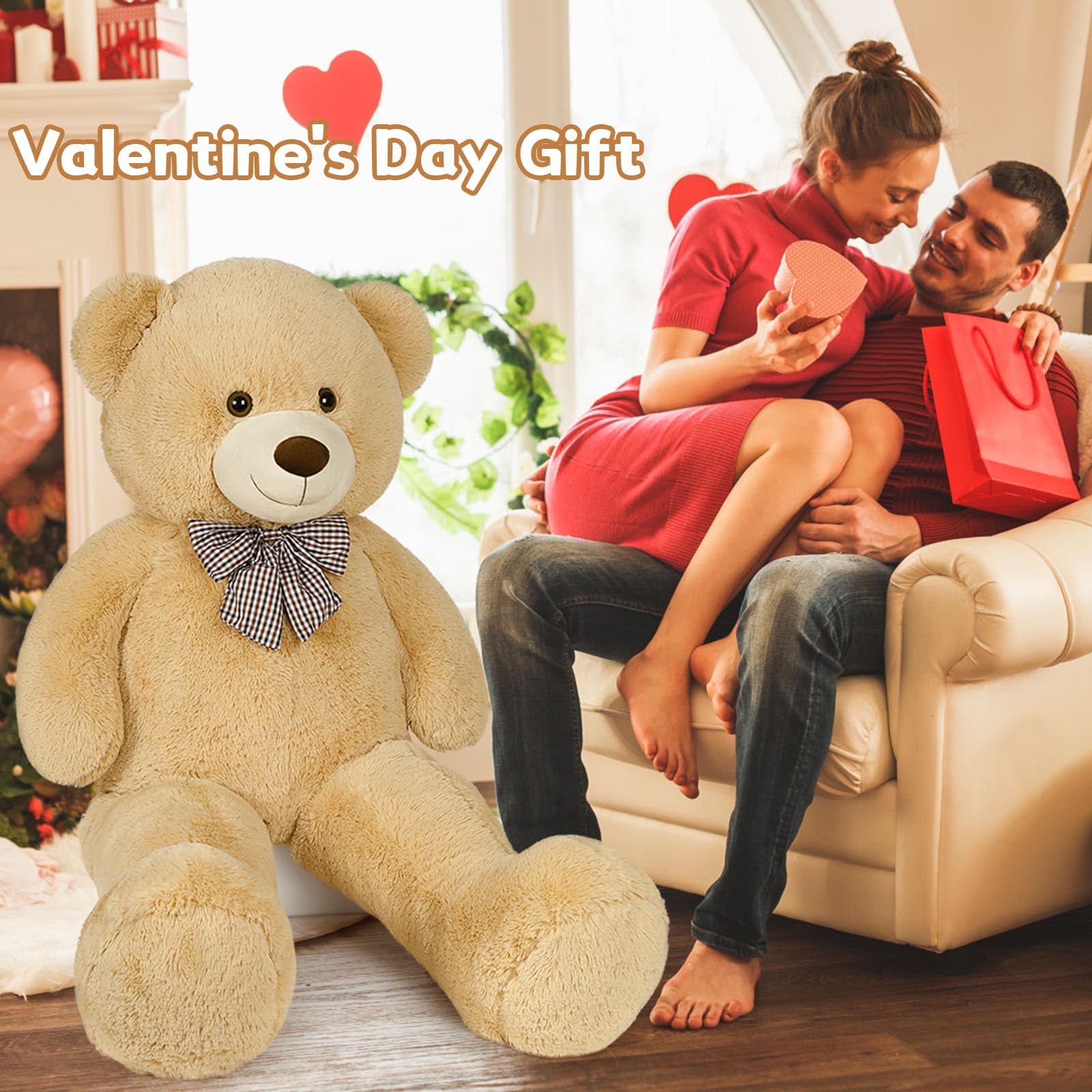 Foto 5 pulgar | Peluche Gigante MorisMos de 130 cm con Forma de Oso para Niños - Venta Internacional