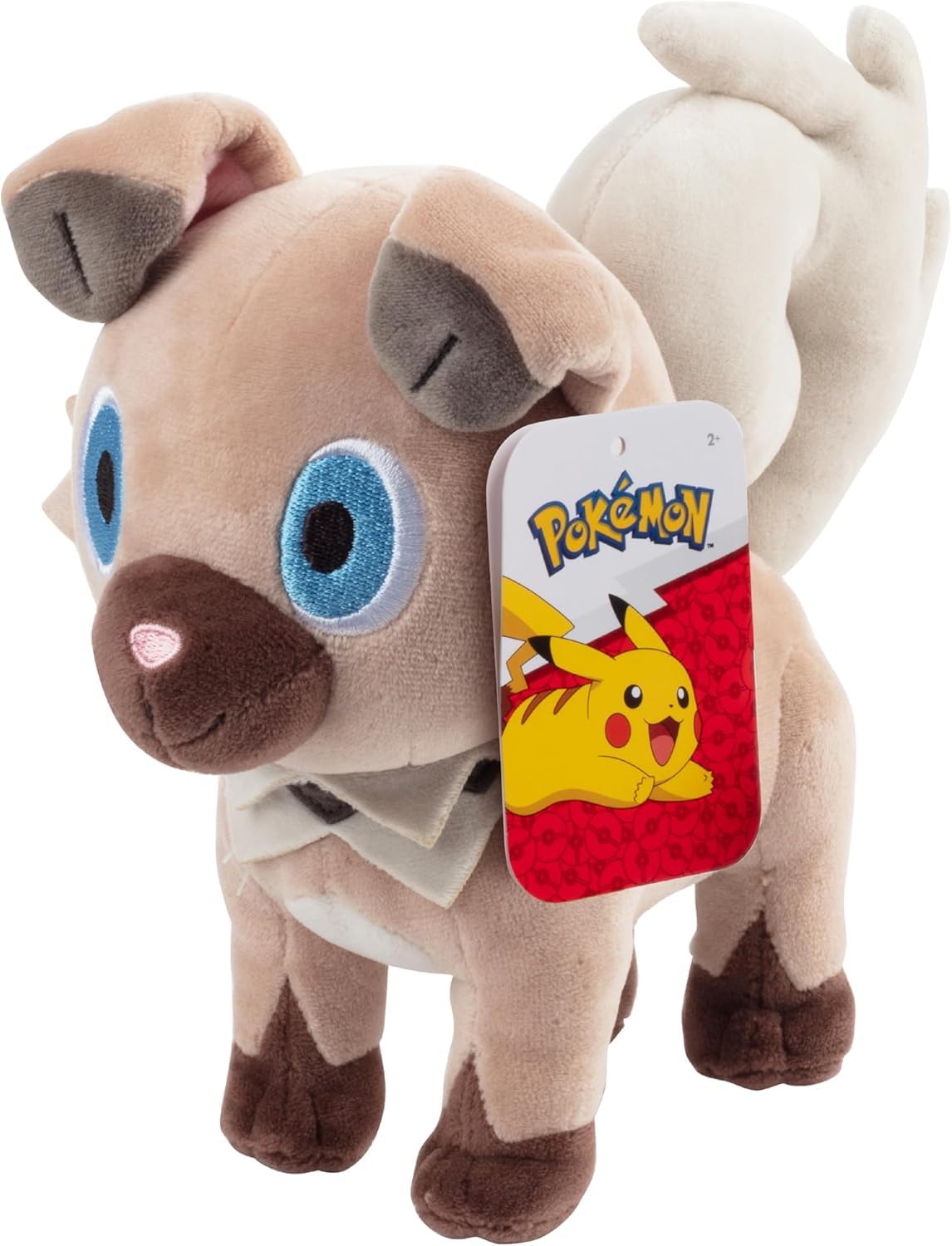 Peluche Pokémon Rockruff De 8 Pulgadas Con Licencia Oficial Para Niños Mayores De 2 Años - Venta Internacional.
