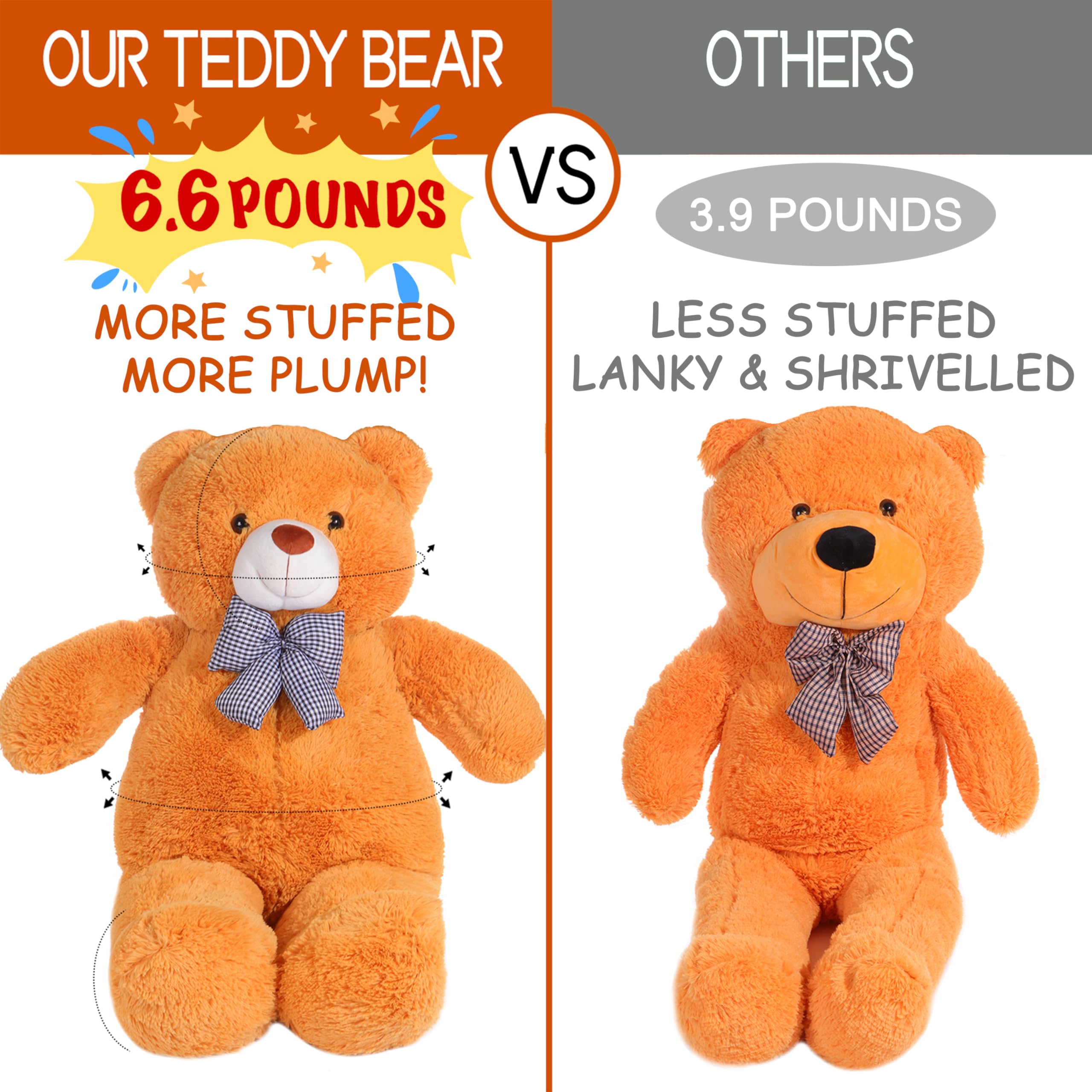 Foto 2 | Peluche Gigante Ikasa De Peluche De Peluche, 120 Cm - Venta Internacional.