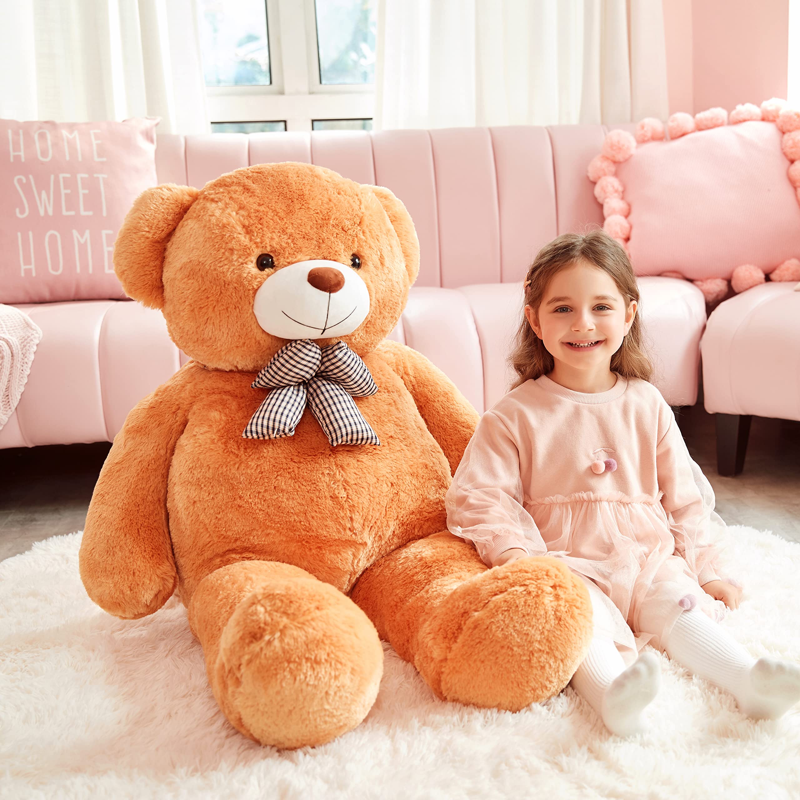 Foto 8 pulgar | Peluche Gigante Ikasa De Peluche De Peluche, 120 Cm - Venta Internacional.