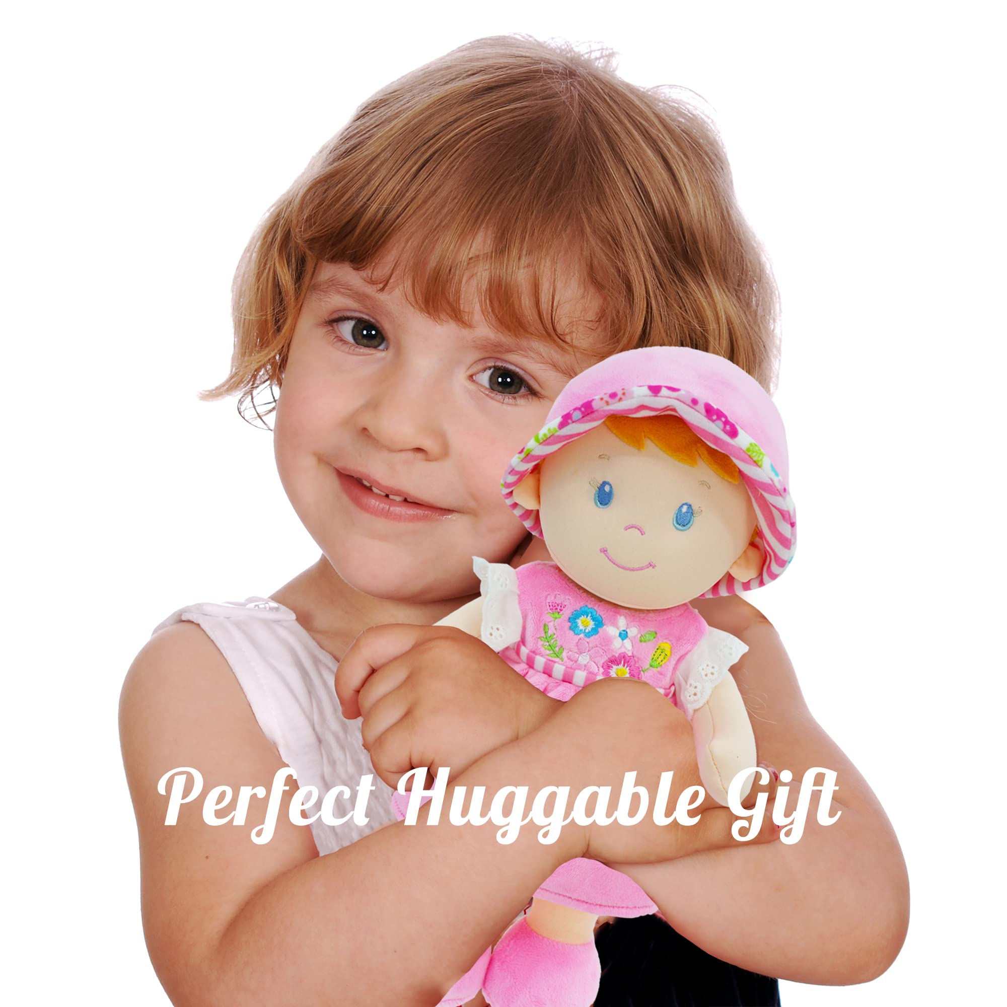 Foto 6 pulgar | Muñeca De Peluche Y Suave June Garden Emilia Con Nombre Personalizado - Venta Internacional.