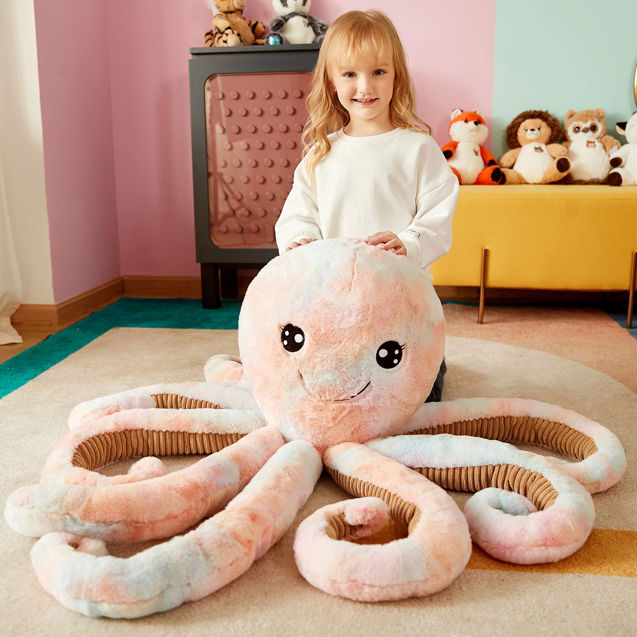 Foto 3 pulgar | Peluche Ikasa Con Forma De Pulpo Gigante, 30 Cm, Para Niños - Venta Internacional.