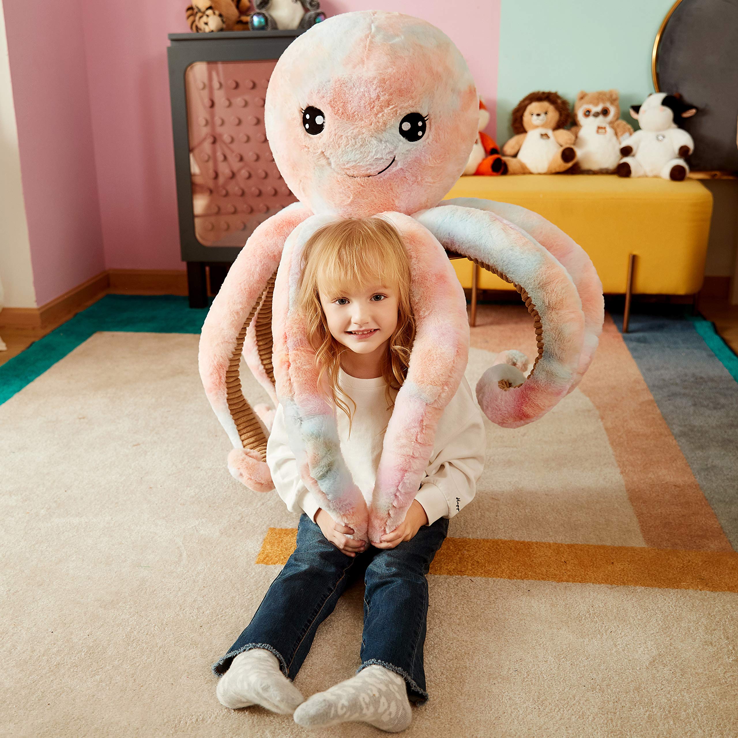 Foto 7 pulgar | Peluche Ikasa Con Forma De Pulpo Gigante, 30 Cm, Para Niños - Venta Internacional.