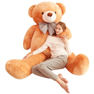 Foto 1 | Peluche Gigante Ikasa Con Forma De Oso De Peluche, 70 Cm, Color Marrón - Venta Internacional.