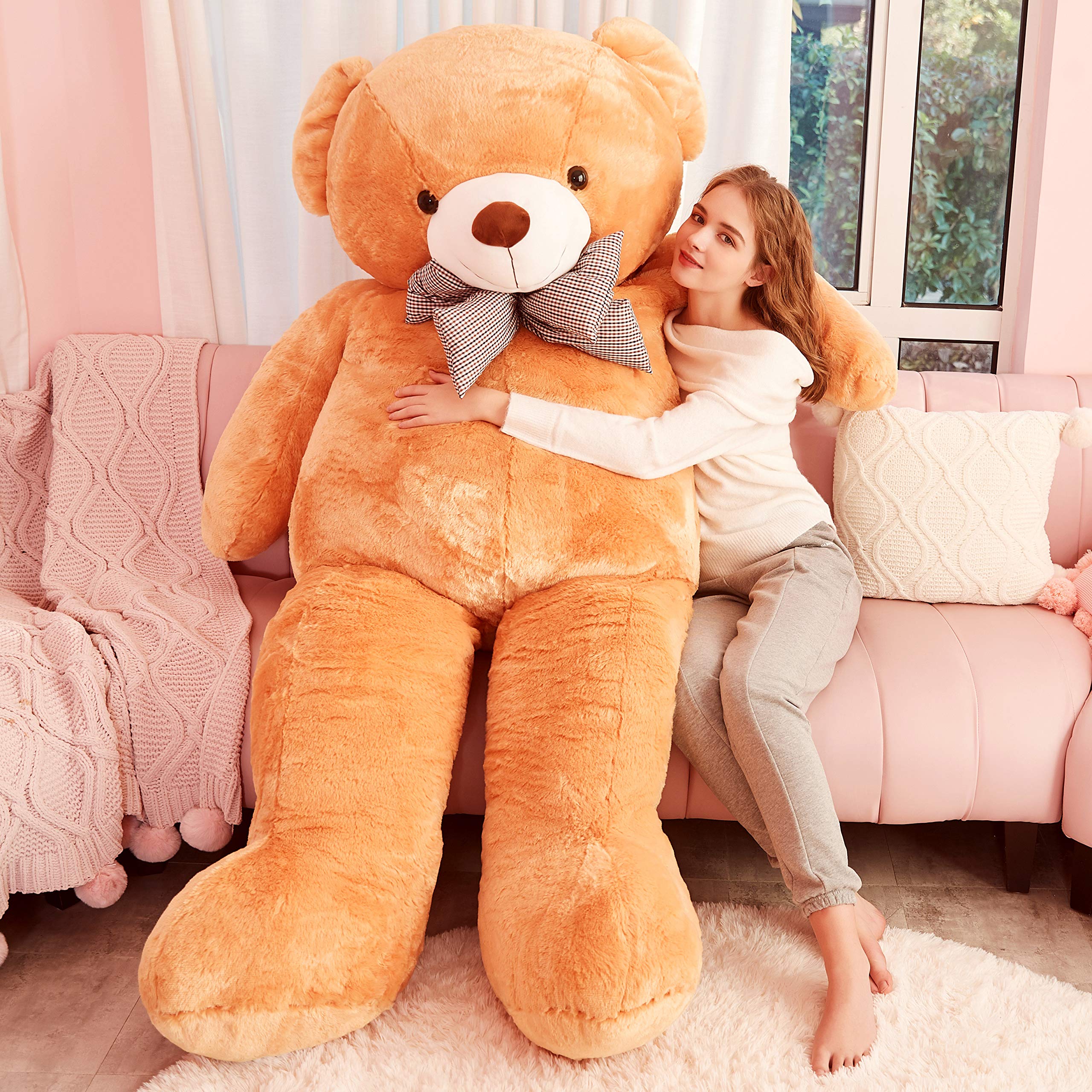Foto 3 pulgar | Peluche Gigante Ikasa Con Forma De Oso De Peluche, 70 Cm, Color Marrón - Venta Internacional.
