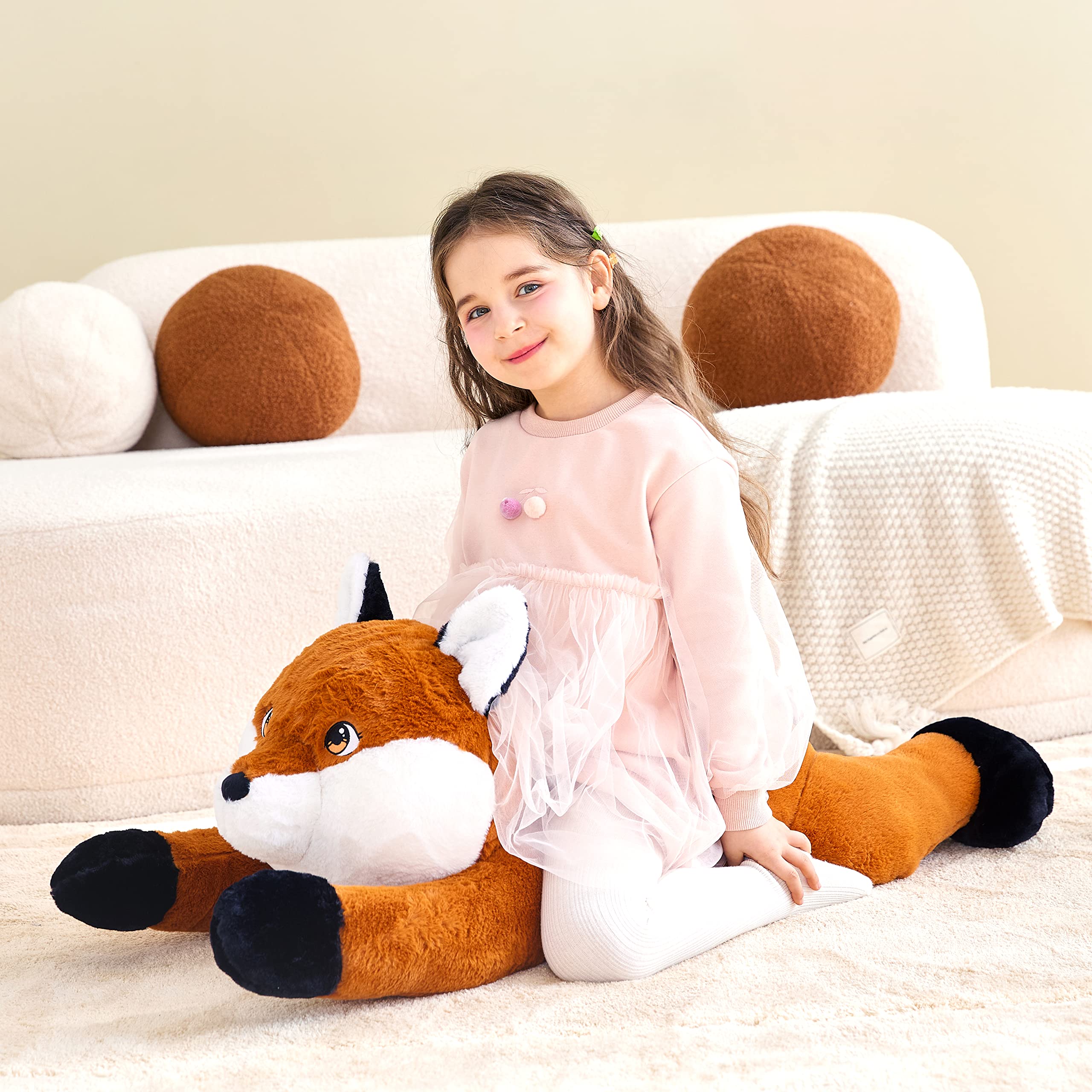 Foto 5 pulgar | Peluche Ikasa Giant Fox 30 Cm Para Niños - Venta Internacional.