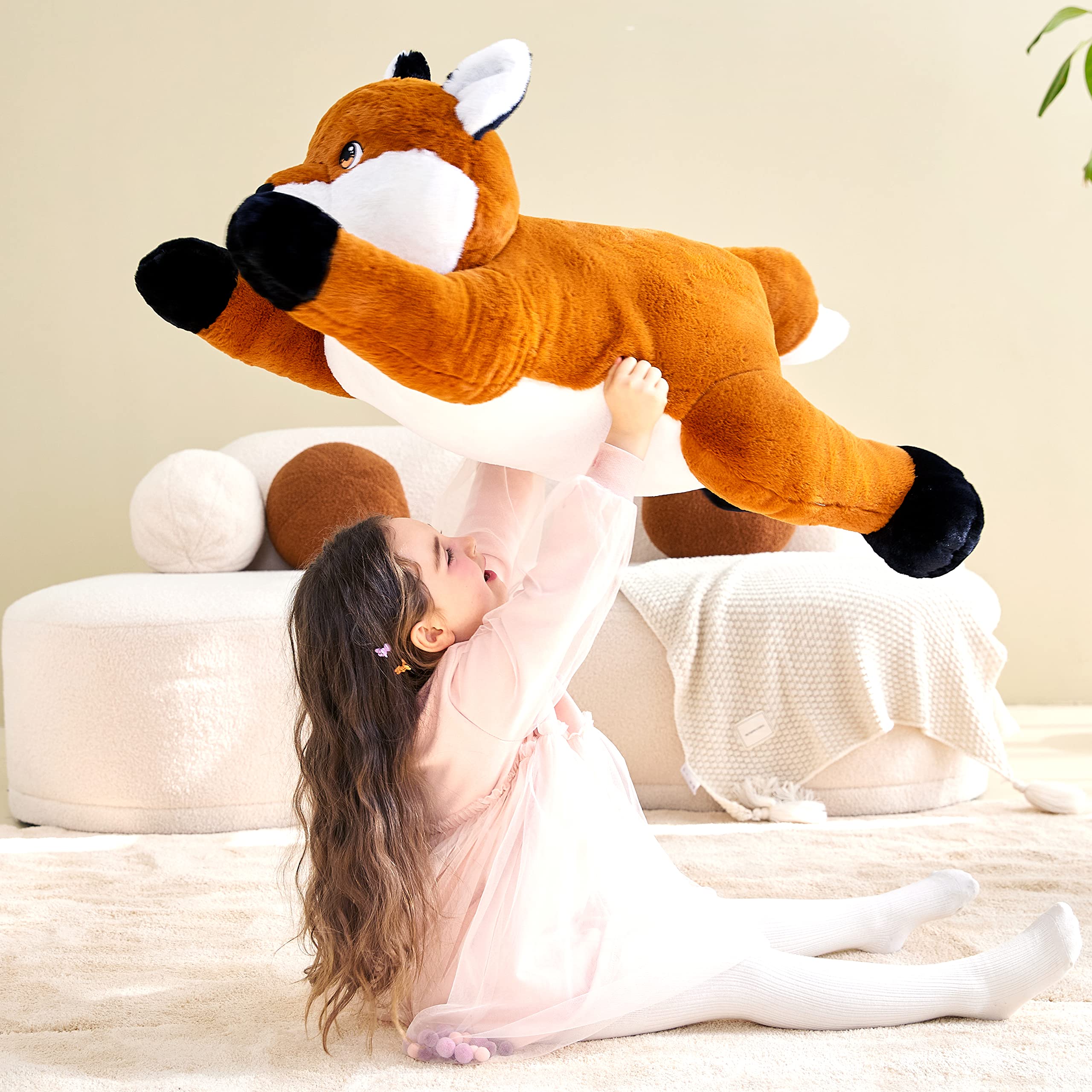Foto 6 pulgar | Peluche Ikasa Giant Fox 30 Cm Para Niños - Venta Internacional.