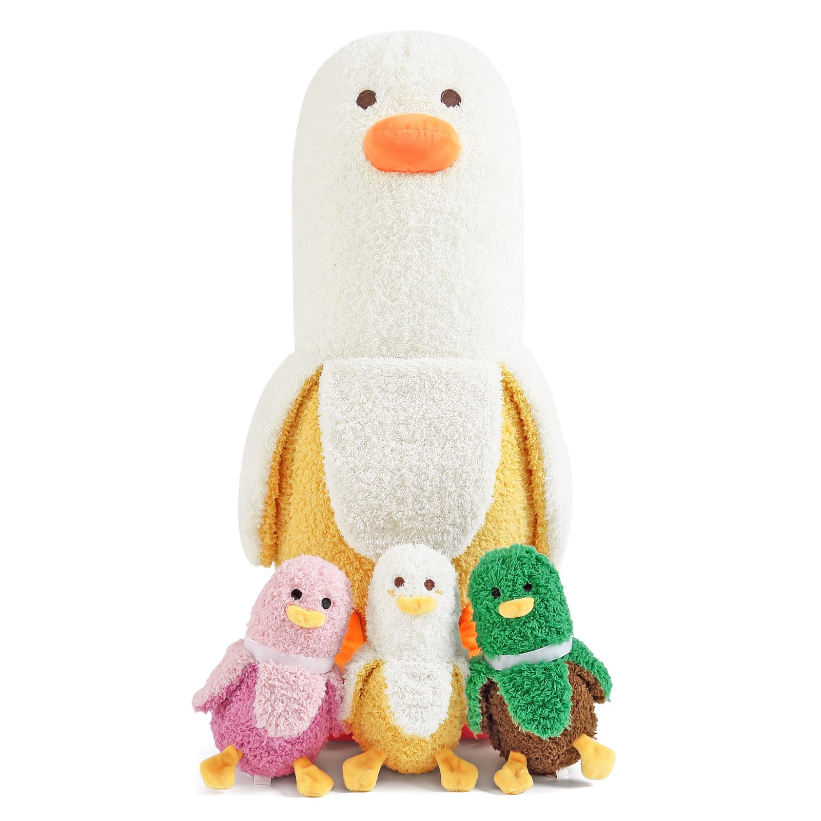 Foto 8 pulgar | Peluche Peach Cat Banana Duck Mommy De 50 Cm Con 3 Peluches - Venta Internacional.