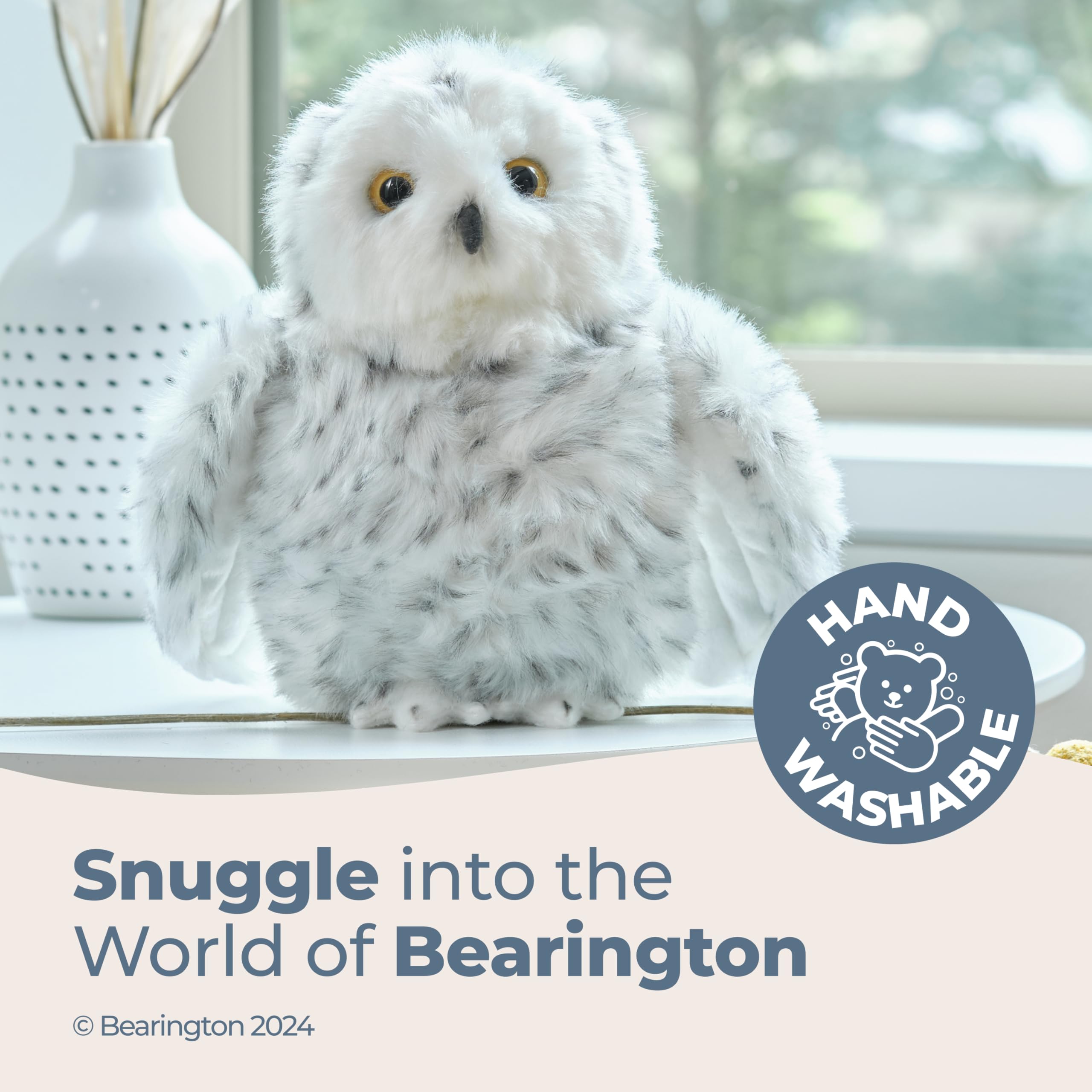 Foto 4 pulgar | Peluche Bearington Snowy The Owl De 20 Cm - Venta Internacional.