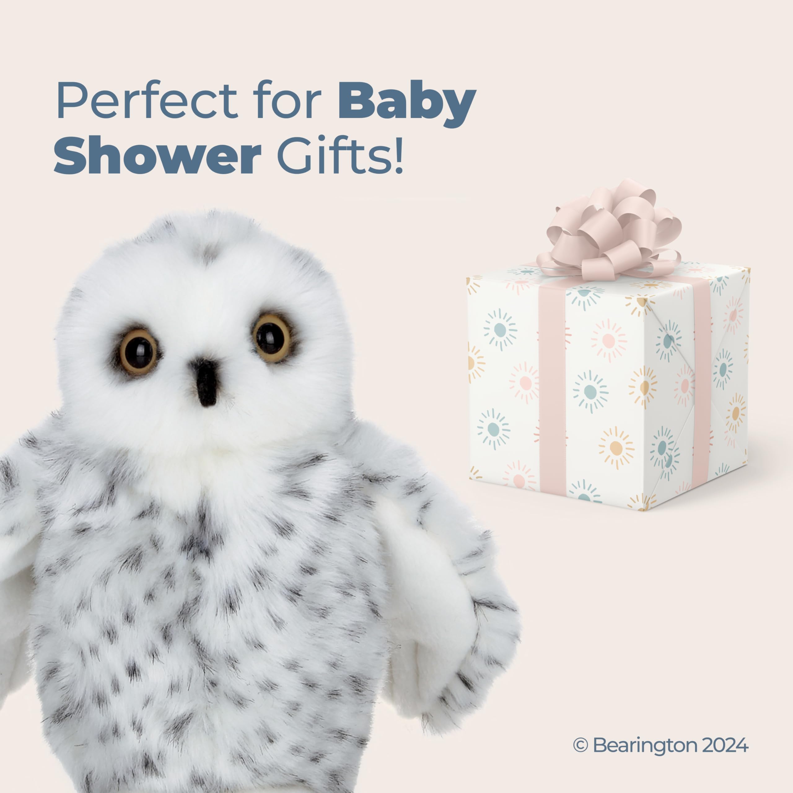 Foto 6 pulgar | Peluche Bearington Snowy The Owl De 20 Cm - Venta Internacional.