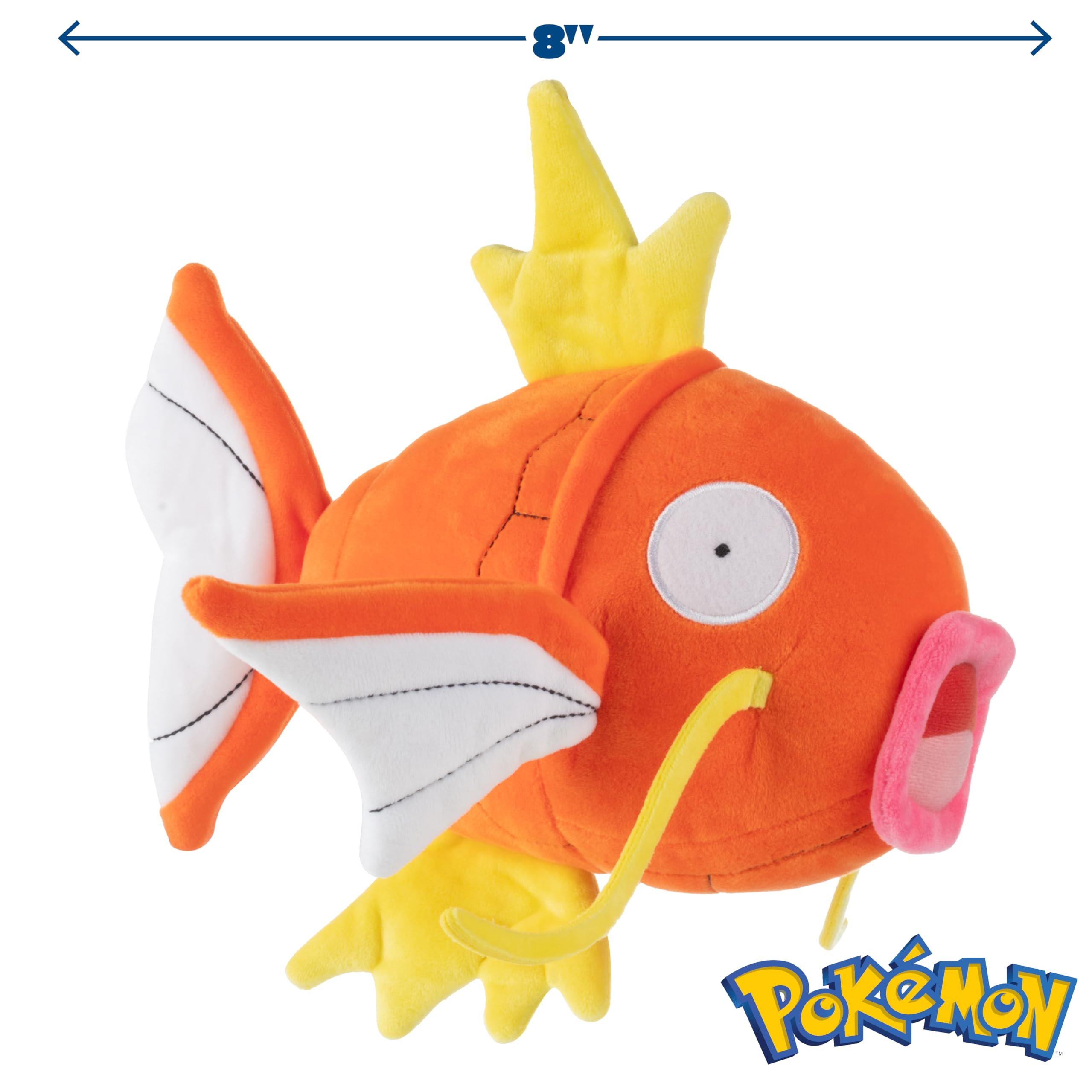 Foto 2 | Peluche Pokémon Magikarp De 20 Cm, Con Licencia Oficial - Venta Internacional.