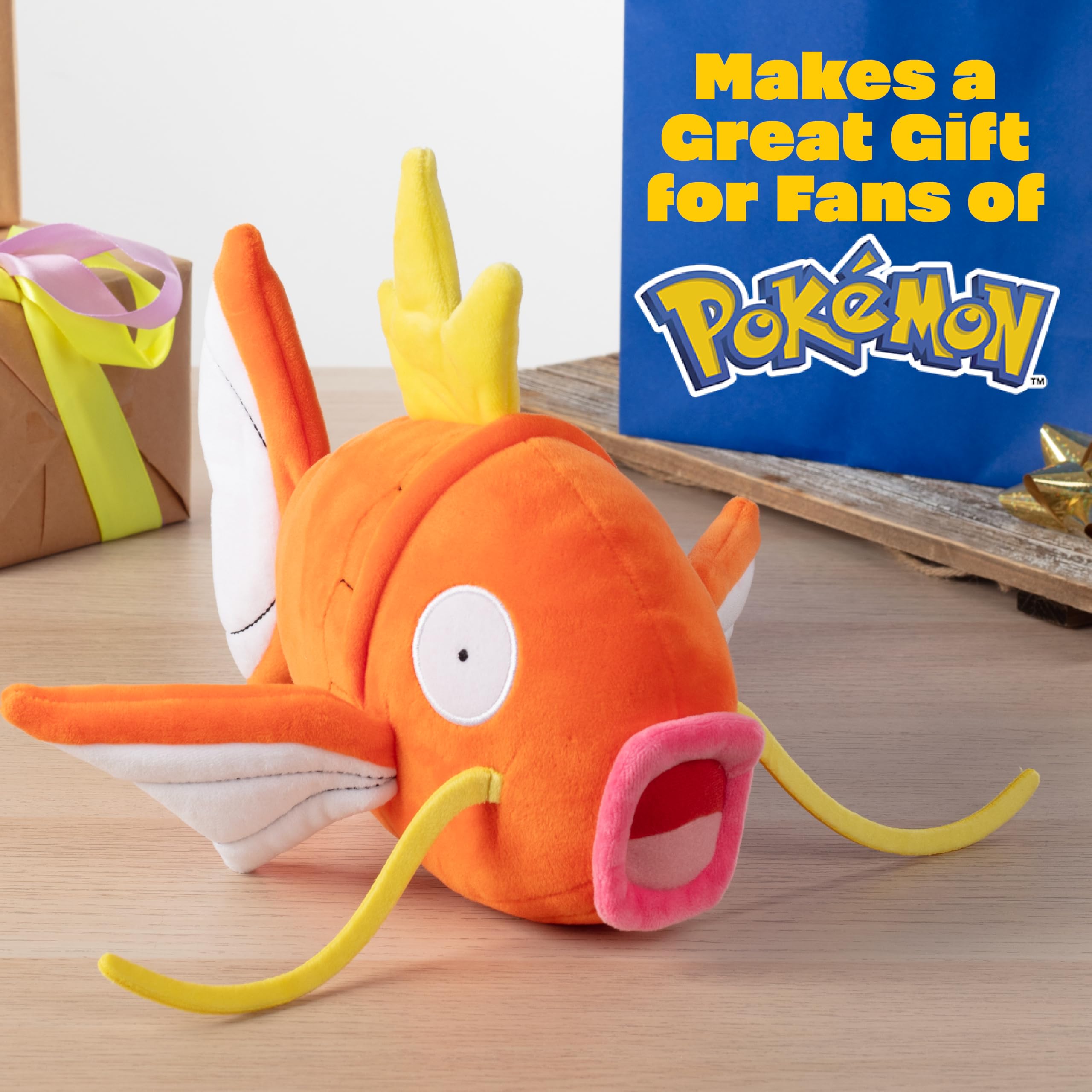 Foto 6 pulgar | Peluche Pokémon Magikarp De 20 Cm, Con Licencia Oficial - Venta Internacional.