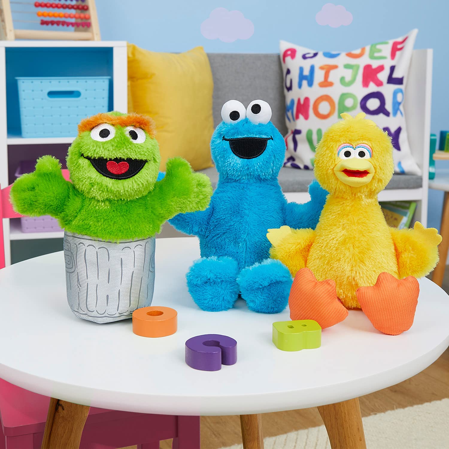 Set De Animales De Peluche De Sesame Street Friends, 3 Piezas, 20 Cm - Venta Internacional.
