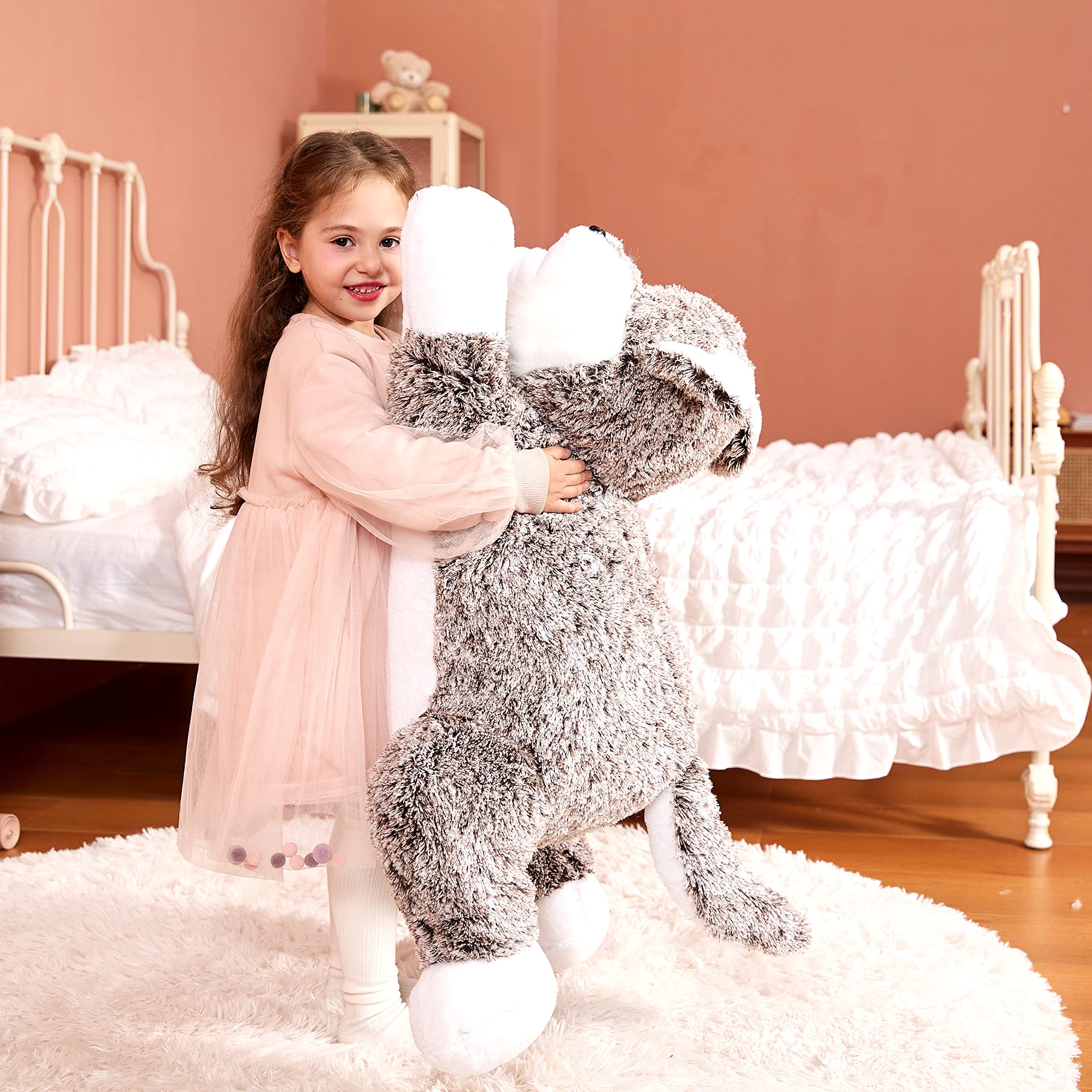 Foto 4 pulgar | Peluche Ikasa Giant Wolf 75 Cm Para Niños - Venta Internacional.