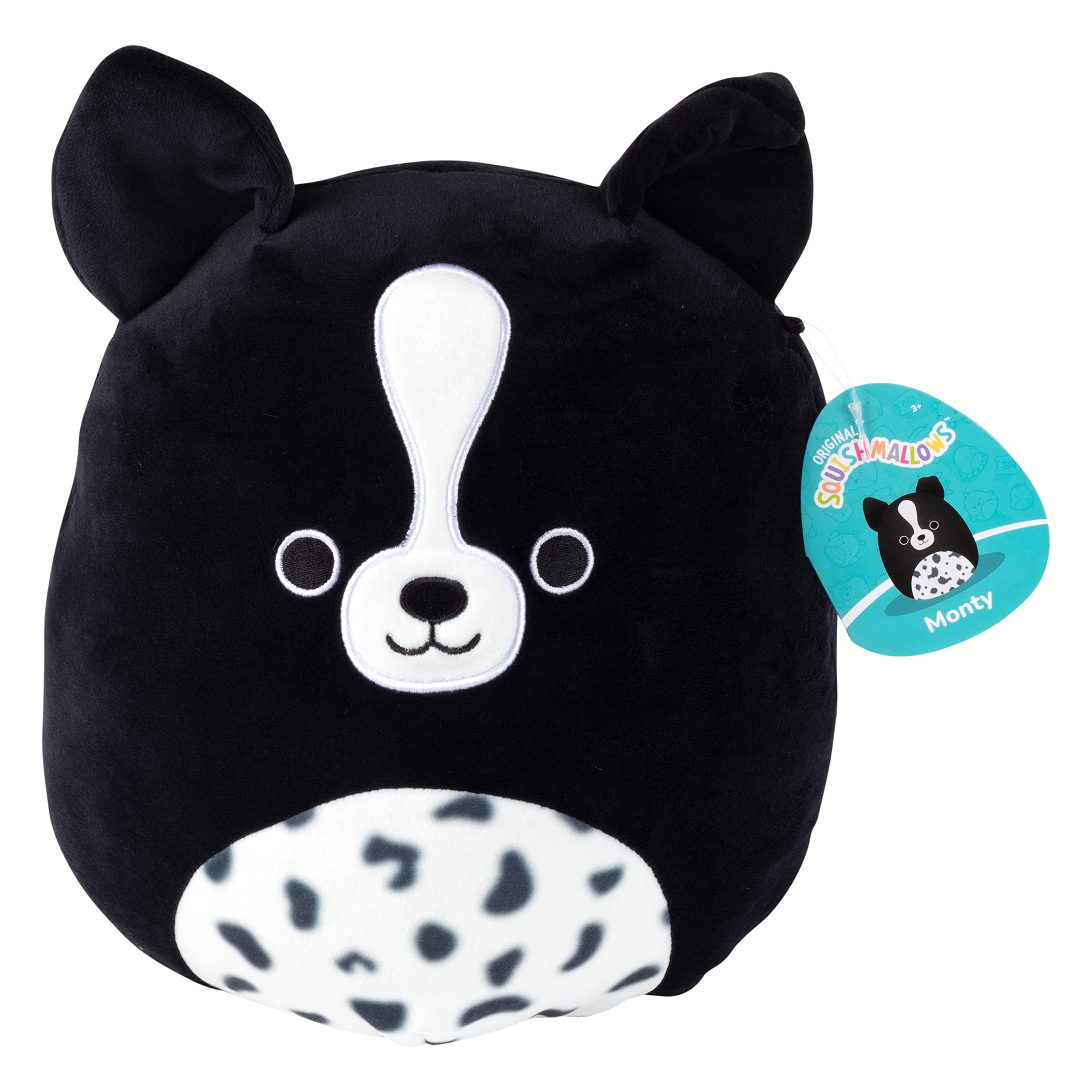 Peluche Squishmallows Original Monty The Border Collie De 25 Cm - Venta Internacional.