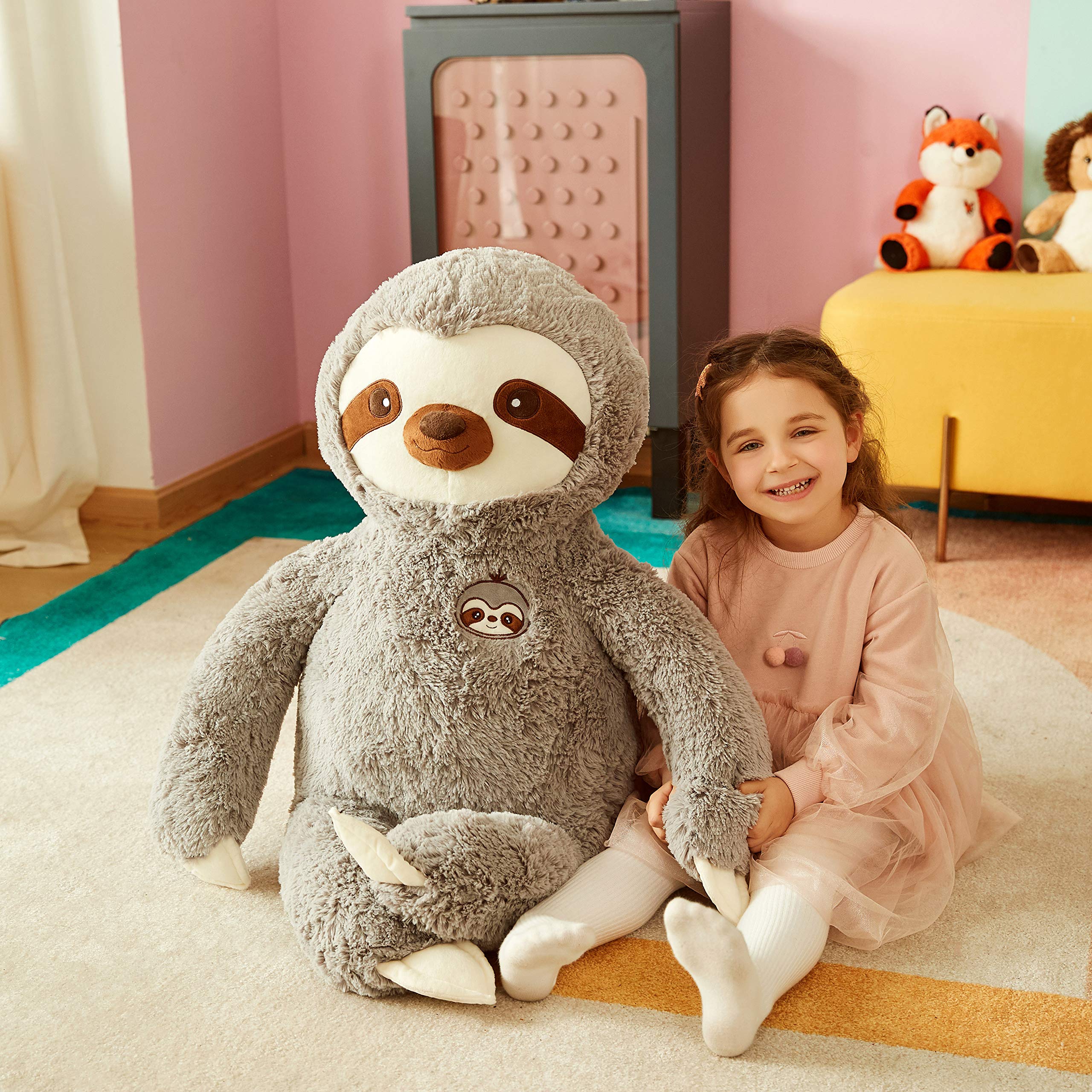 Foto 3 pulgar | Peluche Con Forma De Perezoso Ikasa, Tamaño Grande, Para Niños, 30 Cm - Venta Internacional.