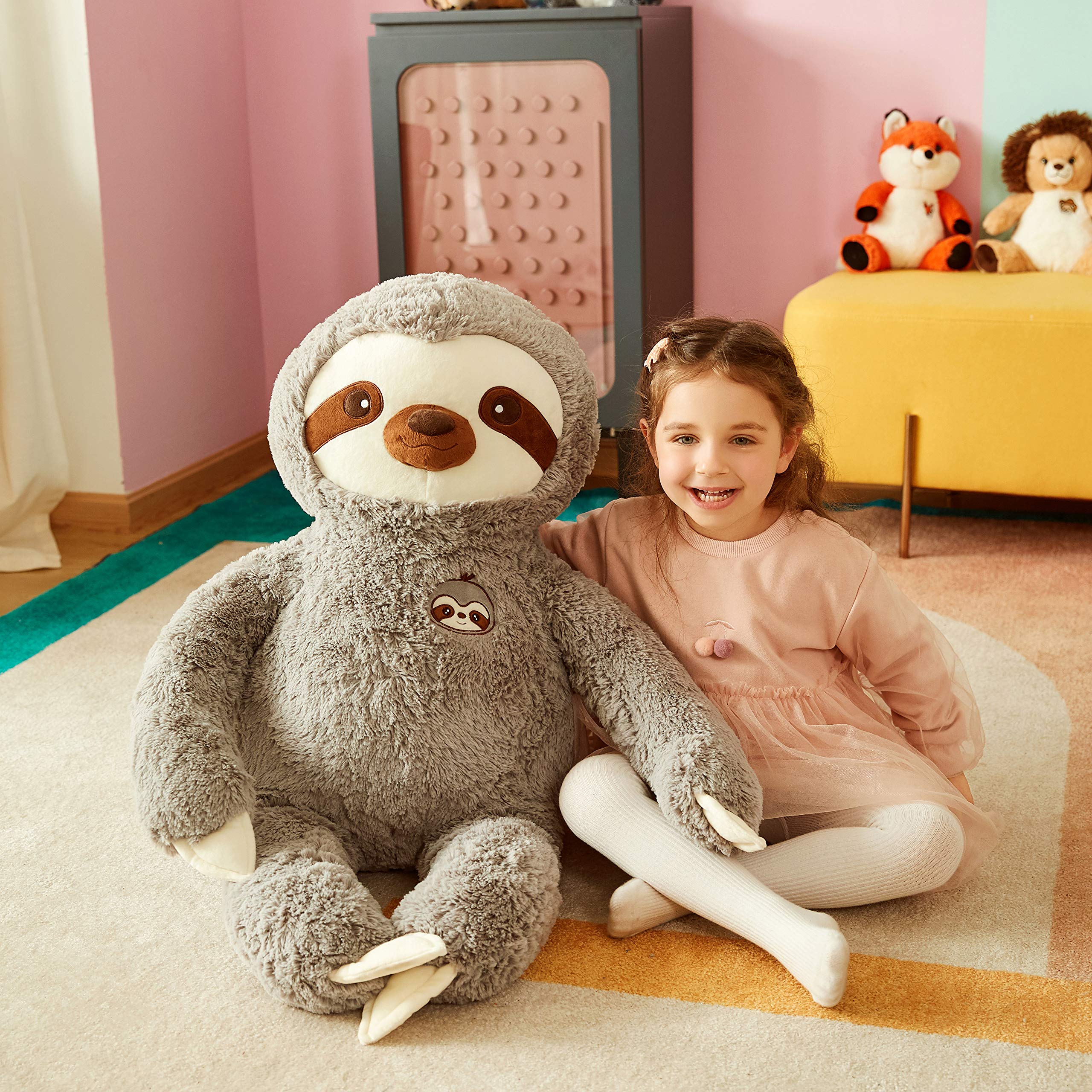 Foto 5 pulgar | Peluche Con Forma De Perezoso Ikasa, Tamaño Grande, Para Niños, 30 Cm - Venta Internacional.