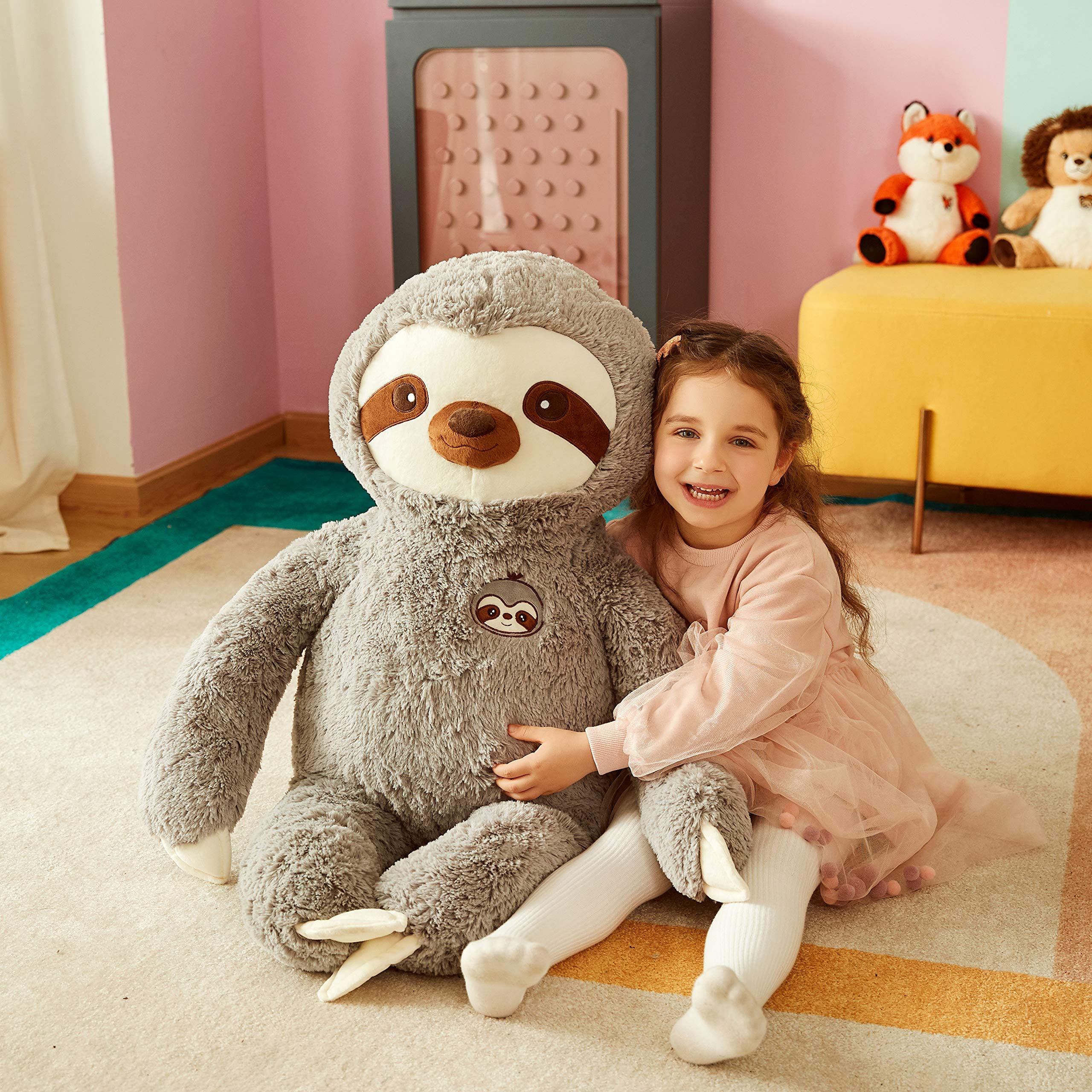 Foto 5 | Peluche Con Forma De Perezoso Ikasa, Tamaño Grande, Para Niños, 30 Cm - Venta Internacional.