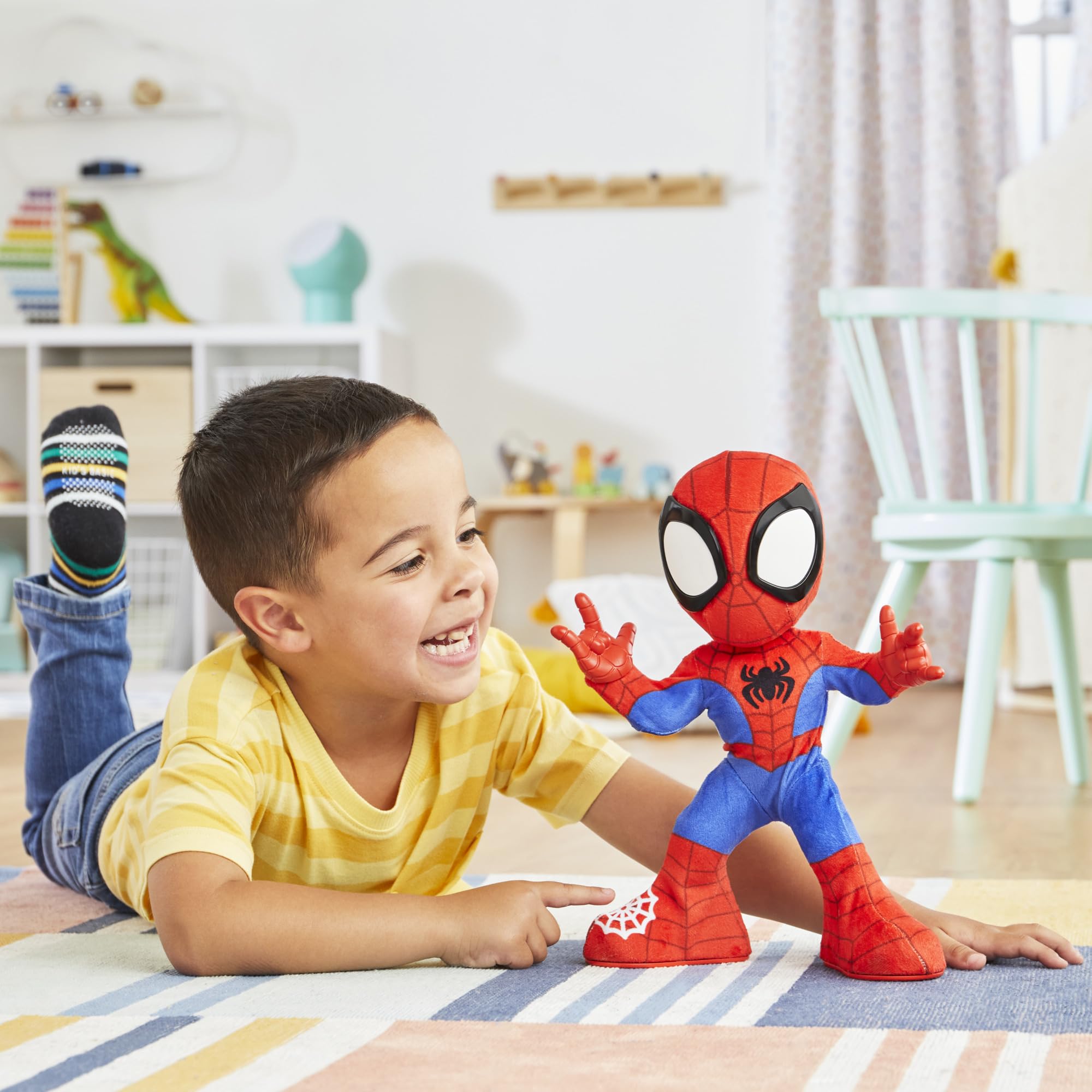 Foto 8 pulgar | Peluche Interactivo Marvel Dance 'n Crawl Spidey Para Niños Mayores De 3 Años - Venta Internacional.