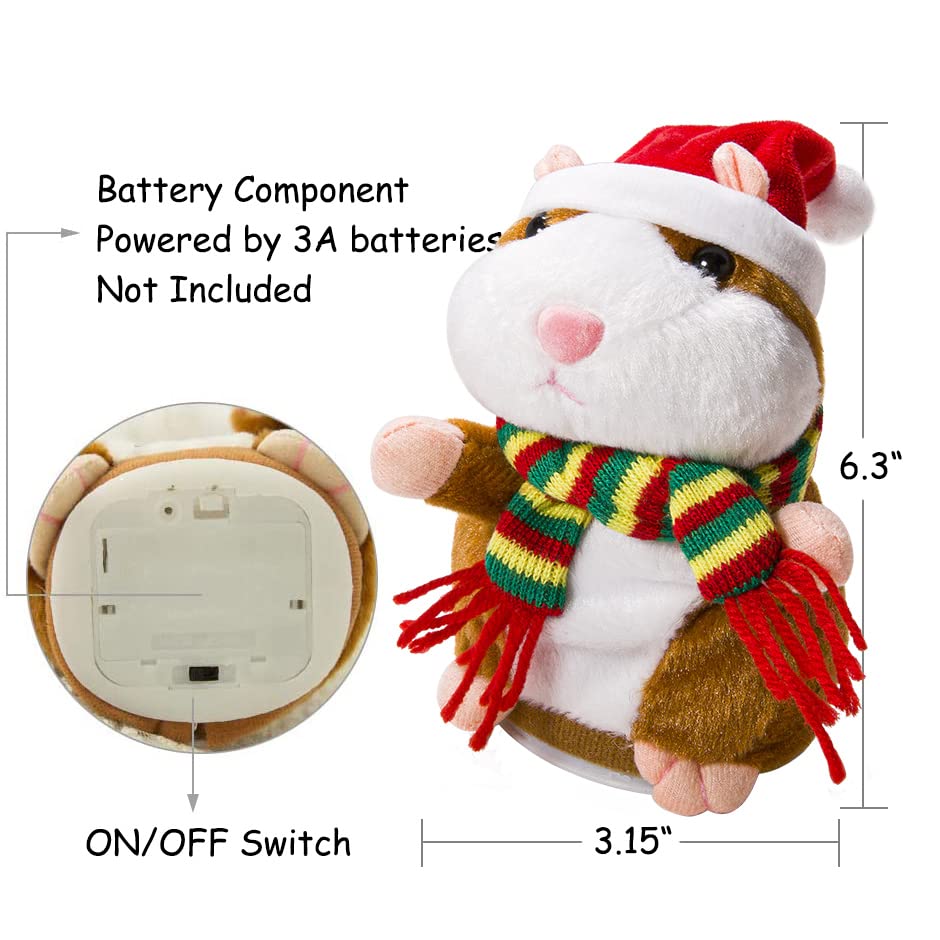 Foto 4 pulgar | Peluche Talking Hamster Eocolz Repeats What You Say Para Niños - Venta Internacional.