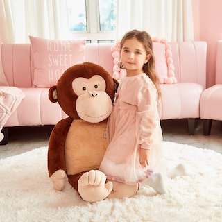 Foto 2 | Peluche Con Forma De Mono De Peluche Ikasa, Grande, Para Niños, 76 Cm - Venta Internacional.