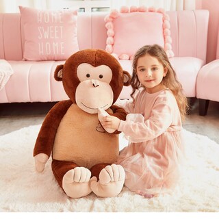 Foto 4 | Peluche Con Forma De Mono De Peluche Ikasa, Grande, Para Niños, 76 Cm - Venta Internacional.