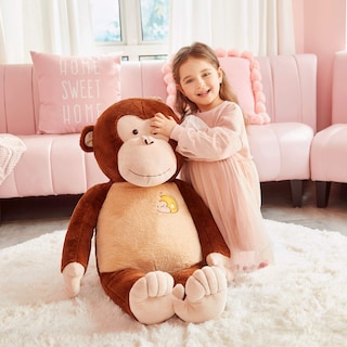 Foto 5 | Peluche Con Forma De Mono De Peluche Ikasa, Grande, Para Niños, 76 Cm - Venta Internacional.