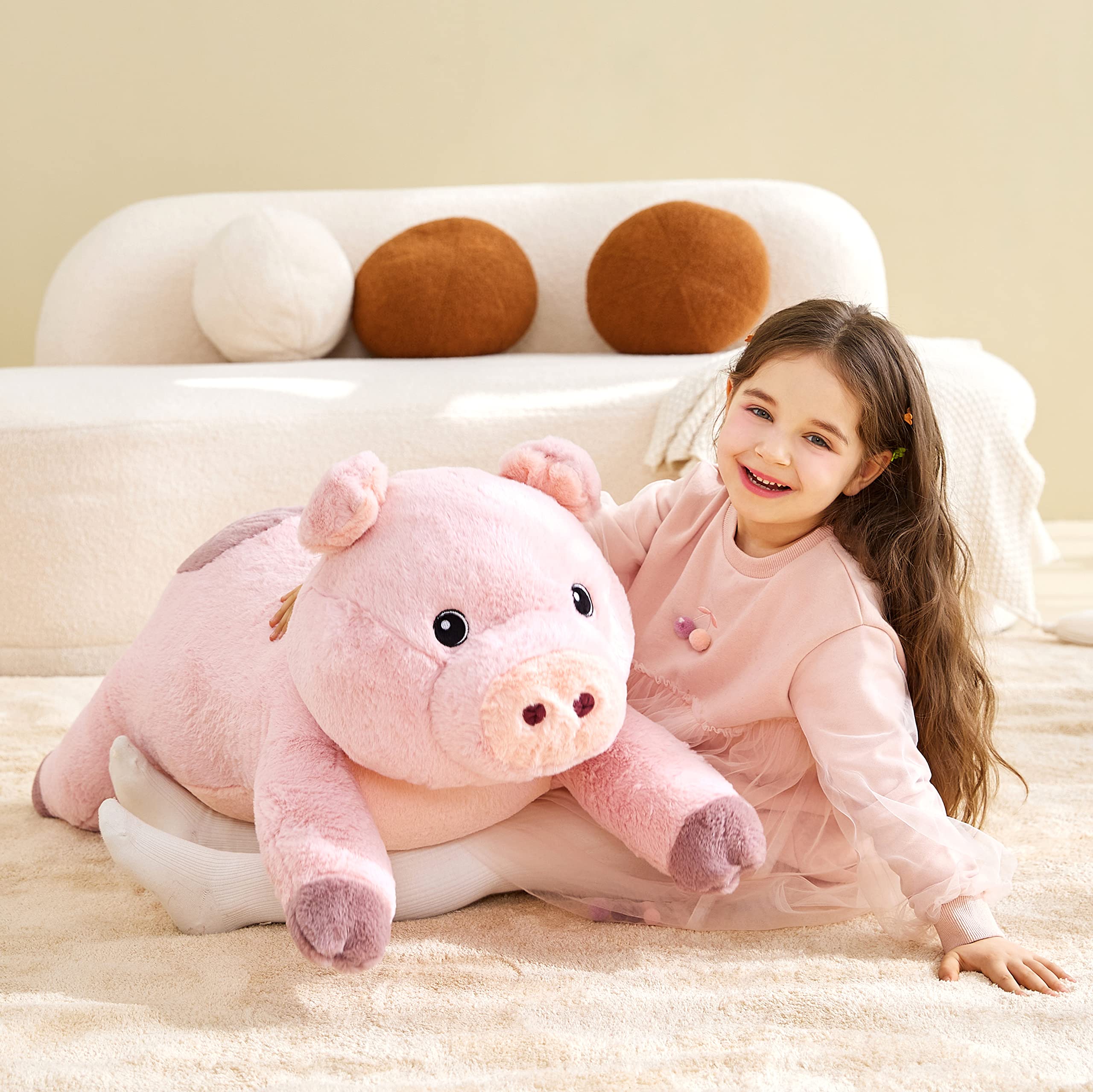 Foto 4 pulgar | Peluche Ikasa Giant Pig 75 Cm Para Niños - Venta Internacional.