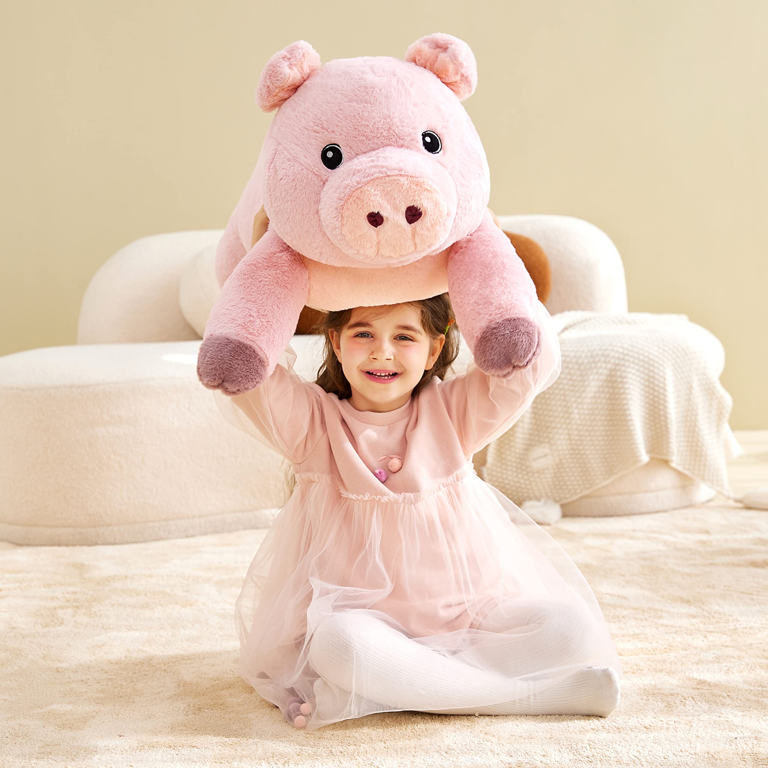 Foto 6 pulgar | Peluche Ikasa Giant Pig 75 Cm Para Niños - Venta Internacional.