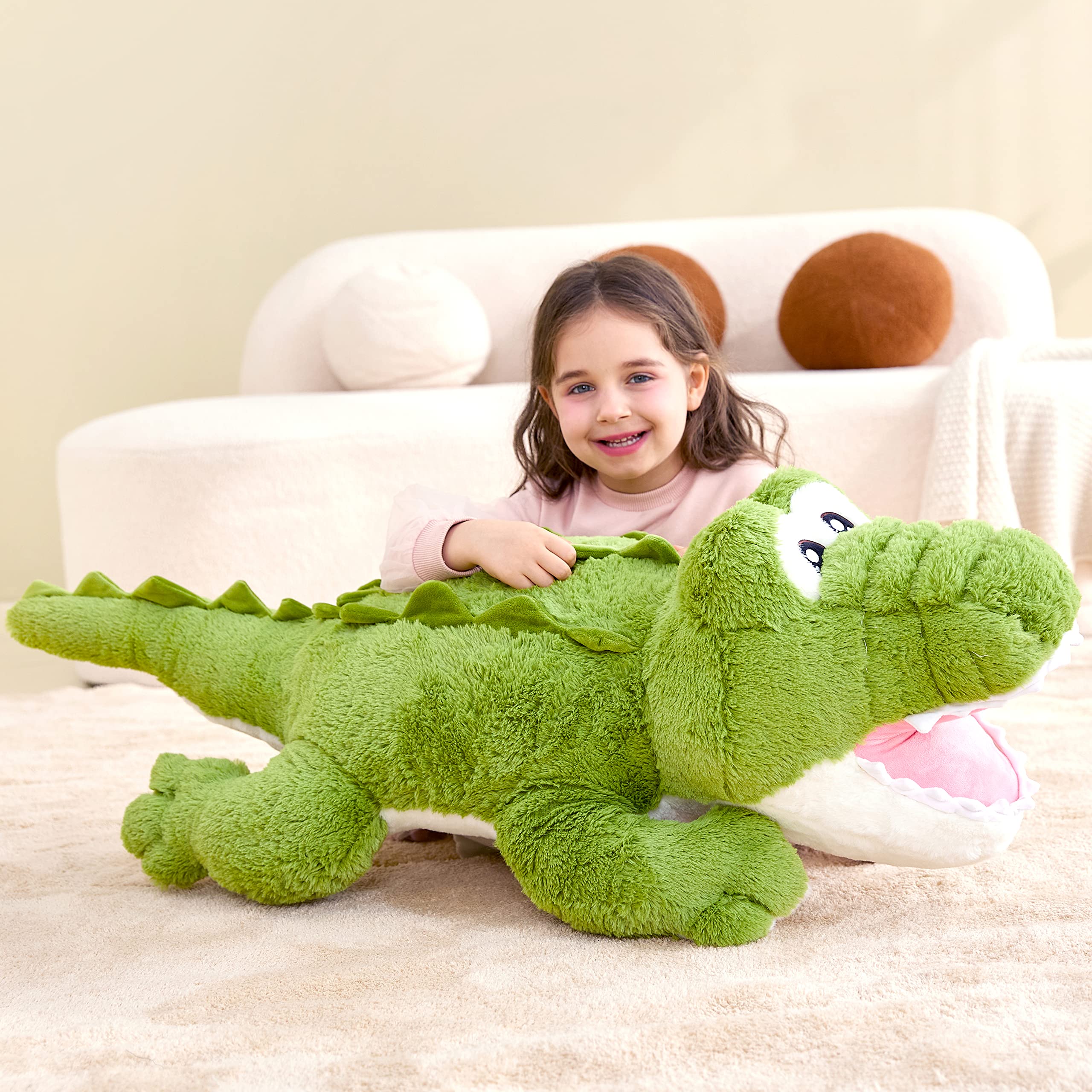 Foto 3 pulgar | Peluche Ikasa, Cocodrilo Gigante, 30 Cm - Venta Internacional.