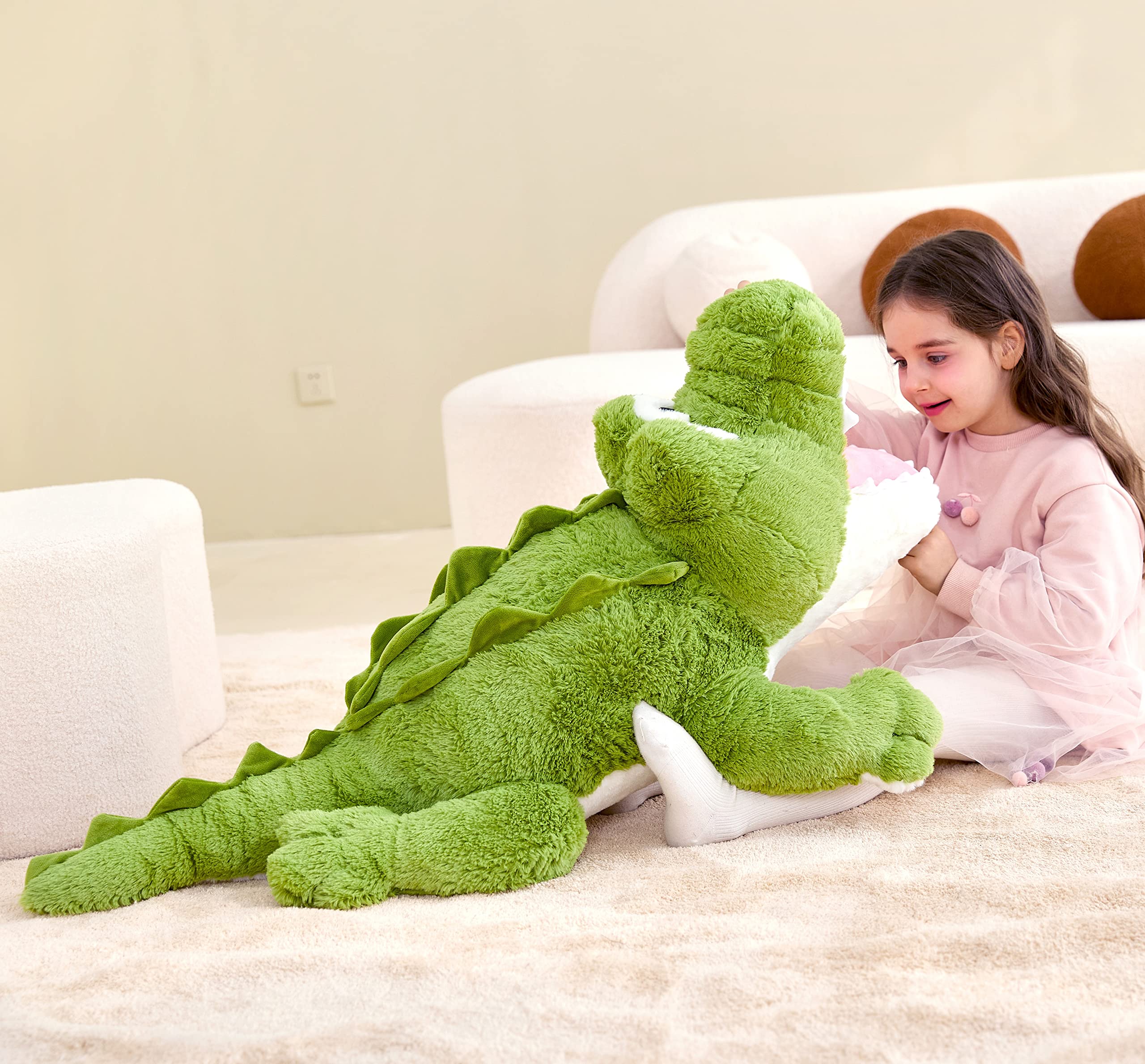 Foto 4 pulgar | Peluche Ikasa, Cocodrilo Gigante, 30 Cm - Venta Internacional.