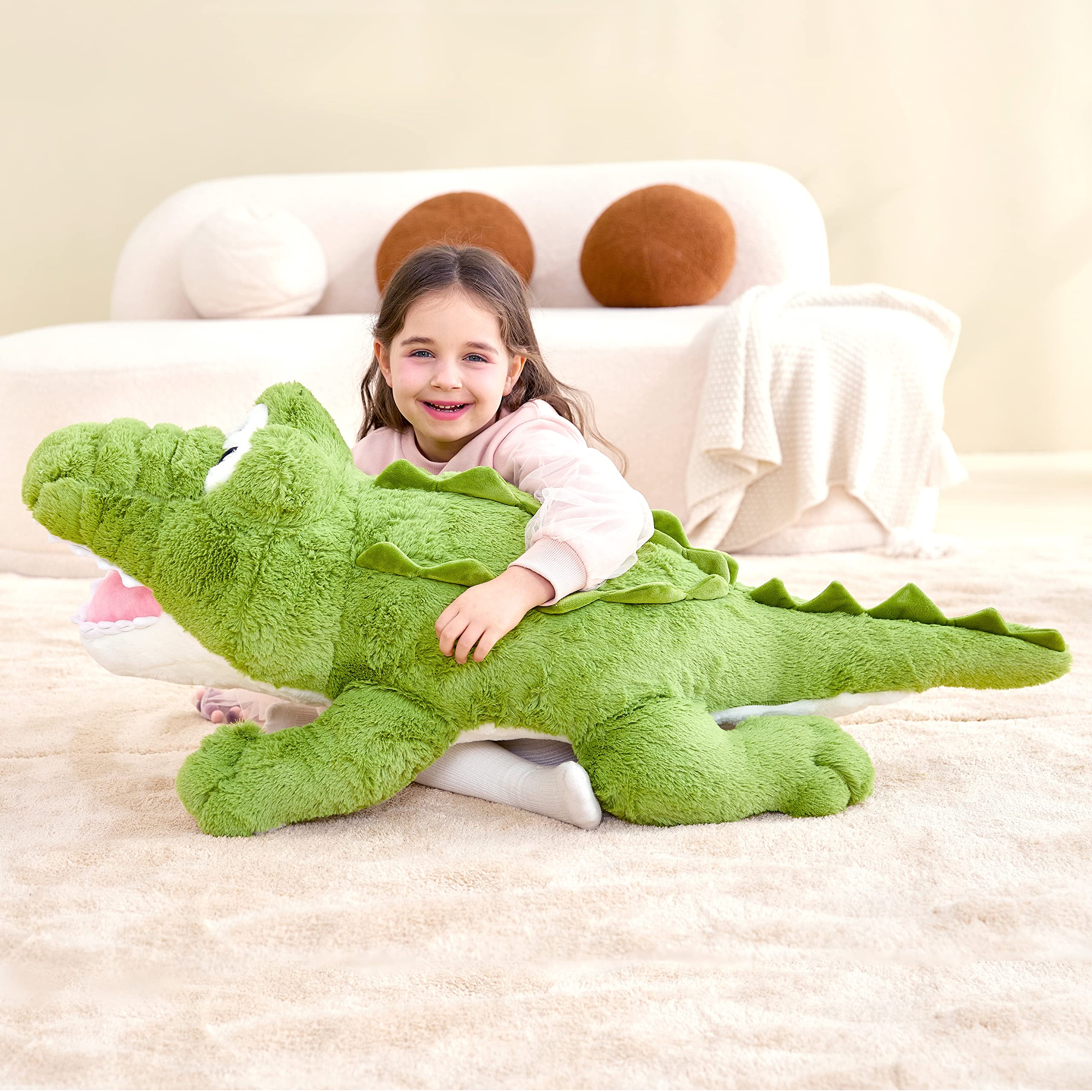 Foto 5 pulgar | Peluche Ikasa, Cocodrilo Gigante, 30 Cm - Venta Internacional.