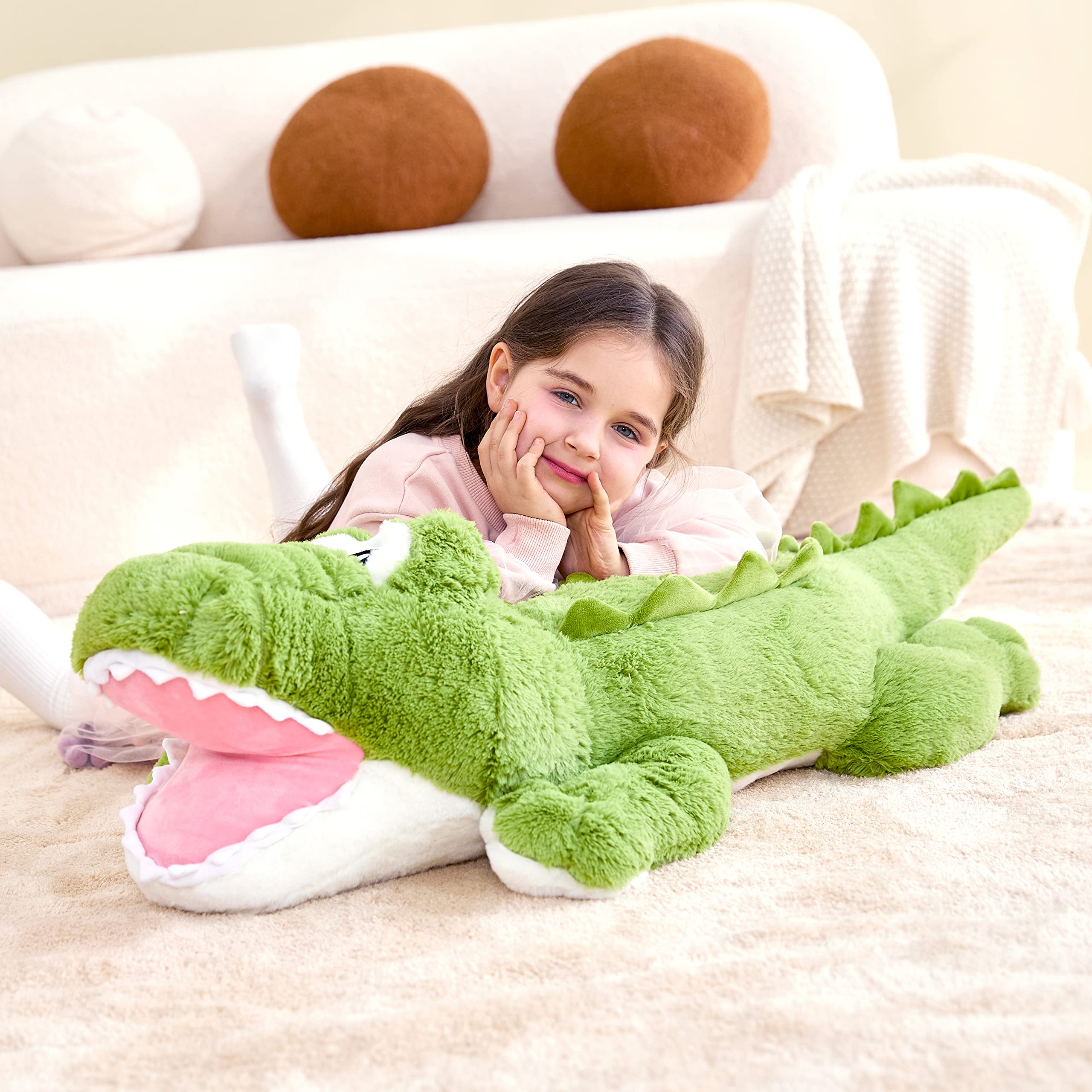 Foto 6 pulgar | Peluche Ikasa, Cocodrilo Gigante, 30 Cm - Venta Internacional.